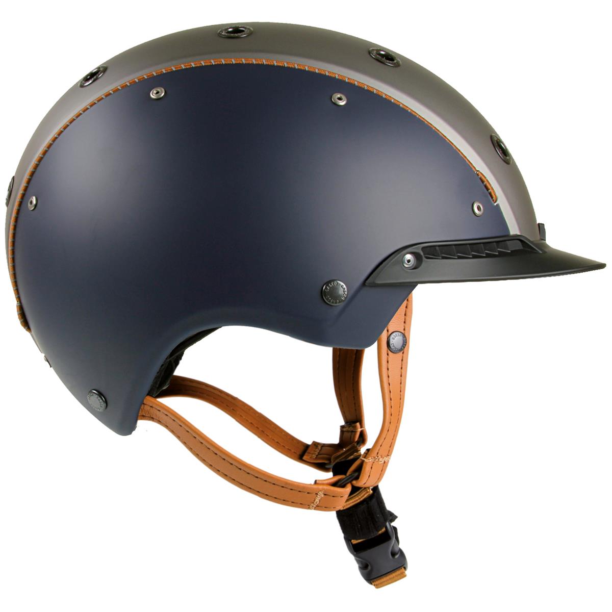 Cap equitazione CASCO CHAMP 3 navy L