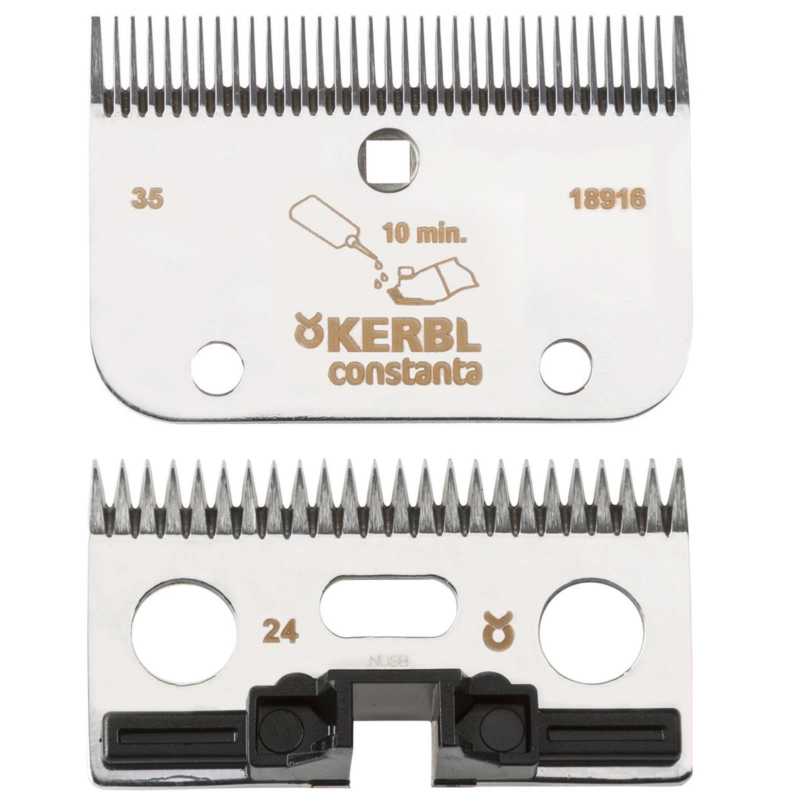 Kerbl Set lame per tosatrici ConstantaRodeo 0,5 mm, R22 35/24 denti