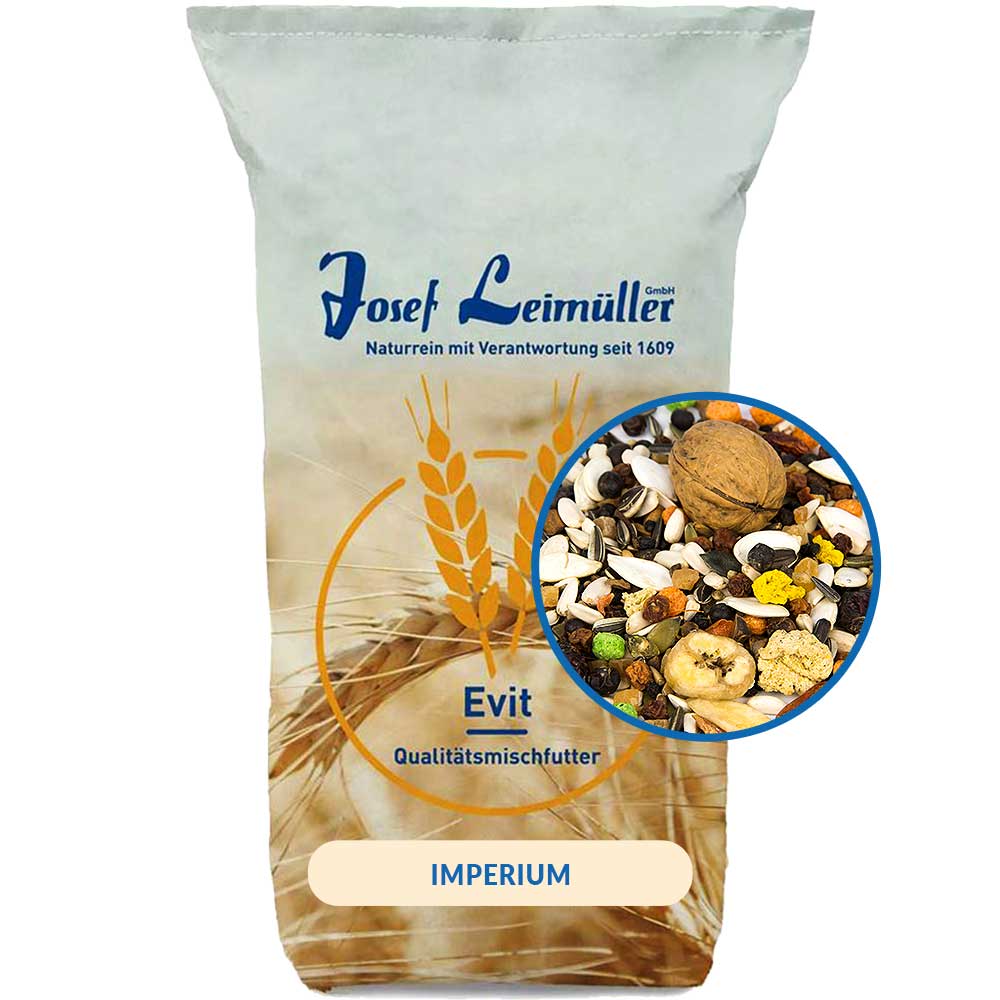 Leimüller Imperium Mangime per pappagalli con noci e frutti di bosco 5 Kg