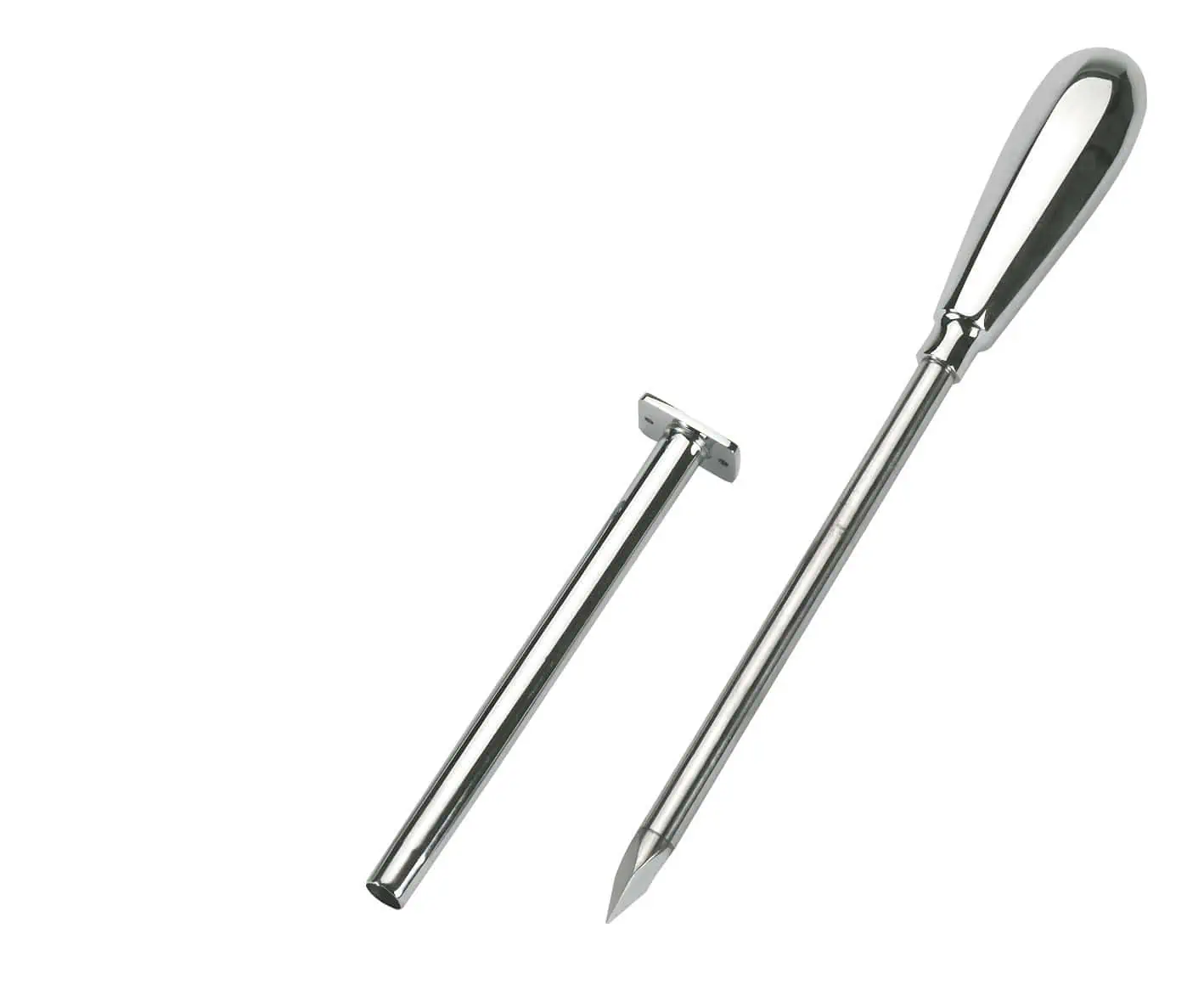 Trocar, 9 cm, Ø 5 mm, metal handle, chrome-plated