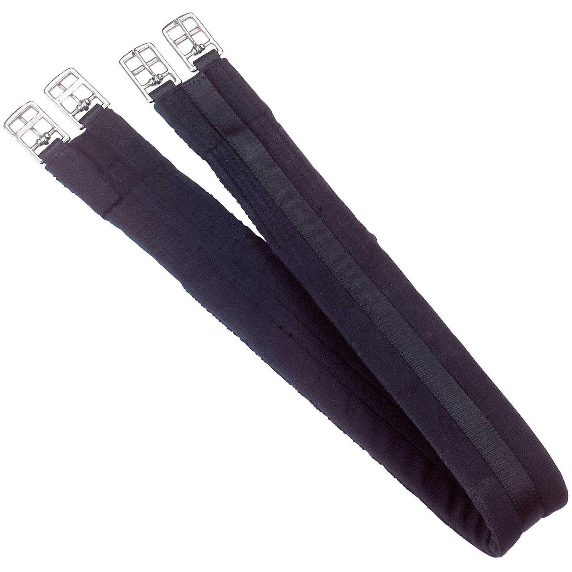 Cinghia per sella in cotone nero 120 cm