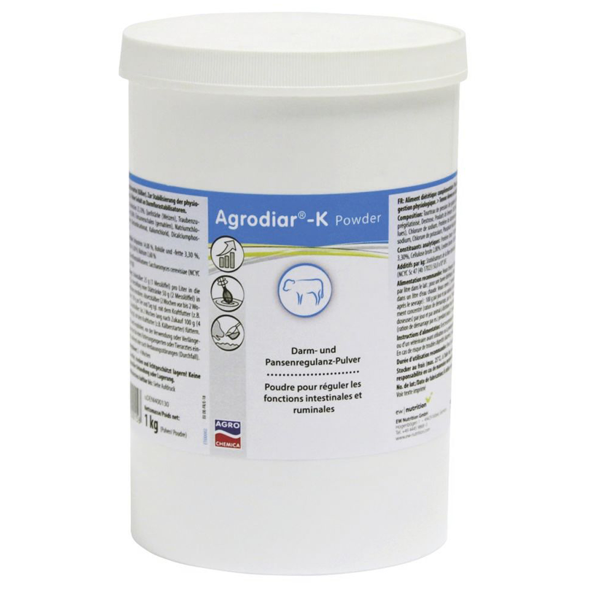 Agrodiar-K Powder polvere regolarizzante per intestino e stomaco