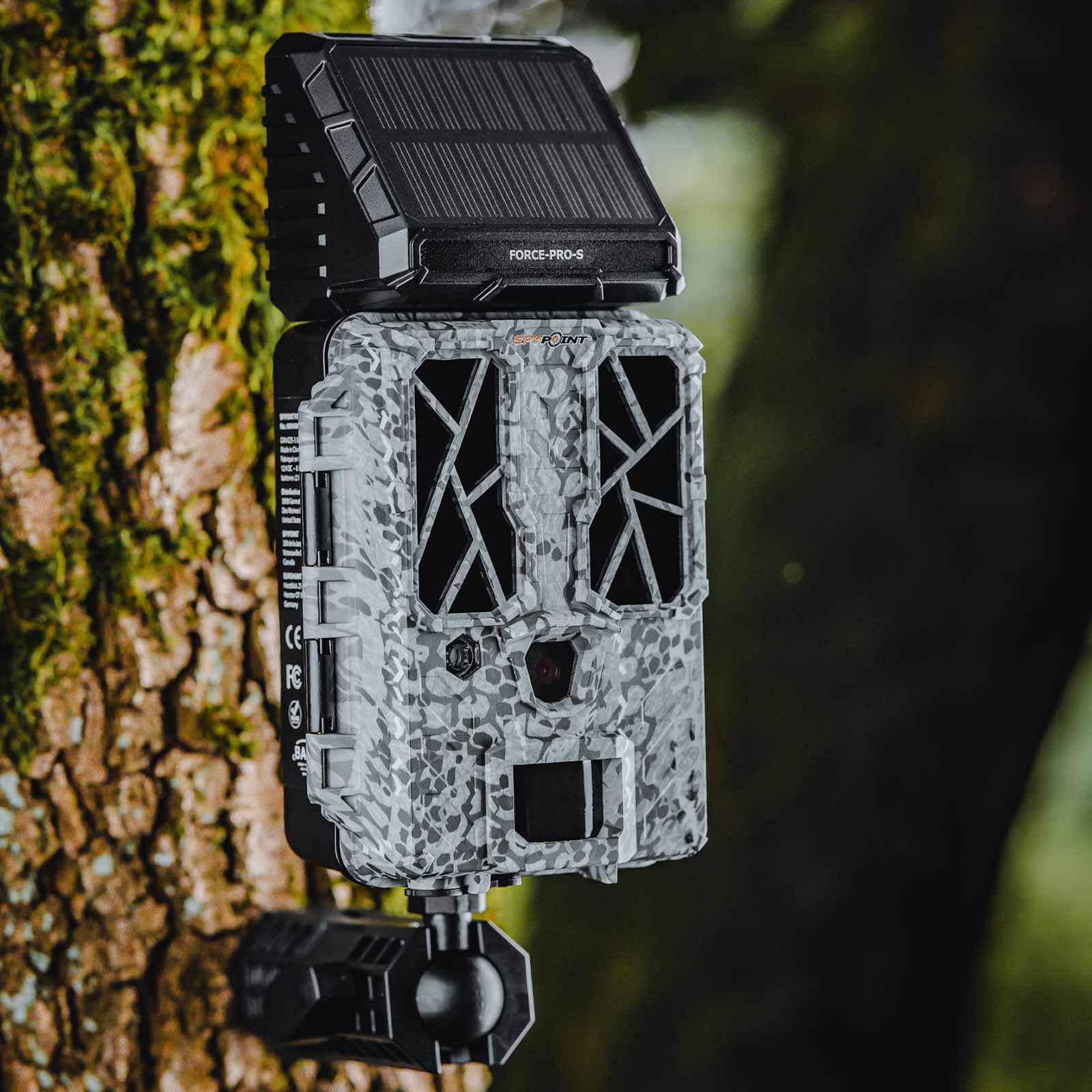 SpyPoint Force-Pro-S Fototrappola per fauna selvatica con pannello solare
