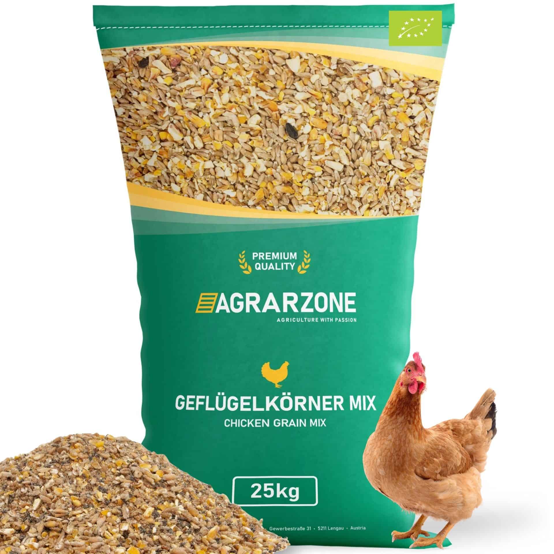 Agrarzone BIO Mangime biologico mix-cereali per polli 25 Kg