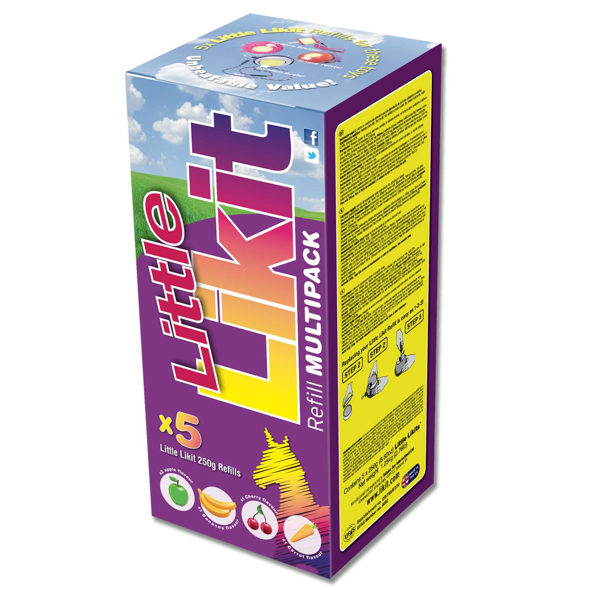 Little Likit Ricarica confezione risparmio, 5 x 250 g