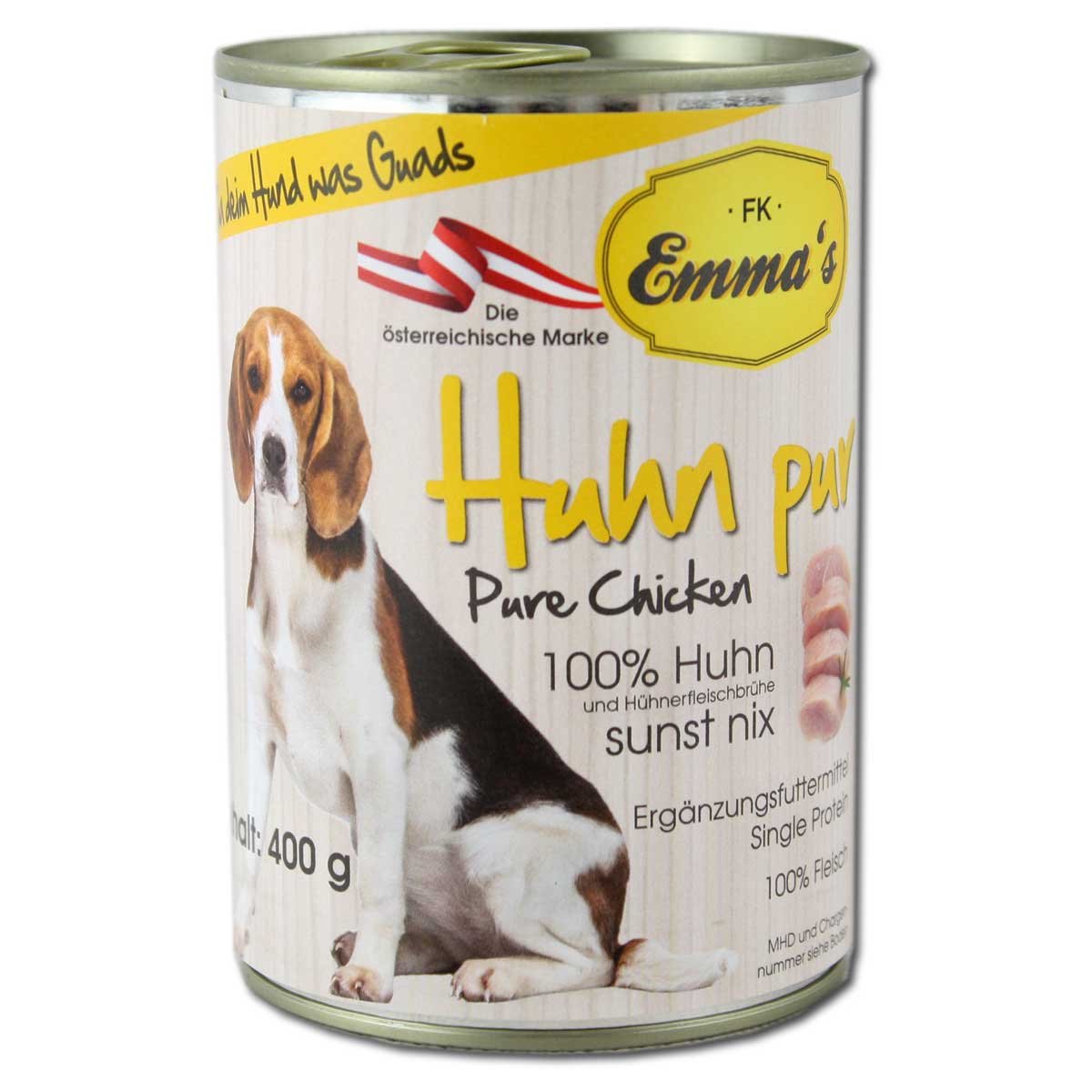 Emma's Huhn Pur Monoproteico 100% carne di pollo 6 x 400 g