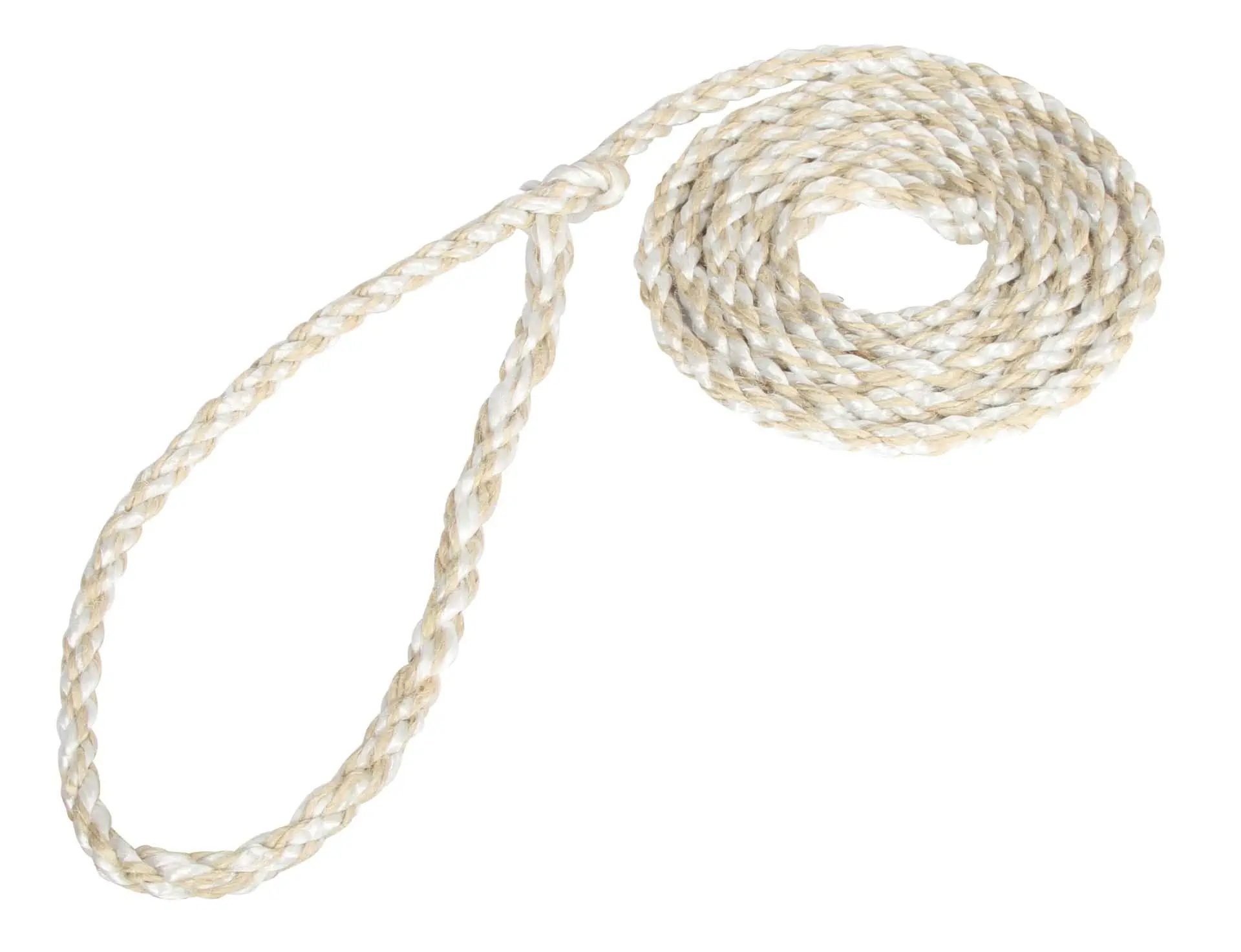 Livestock transport rope with large loop, jute PP, 5pcs