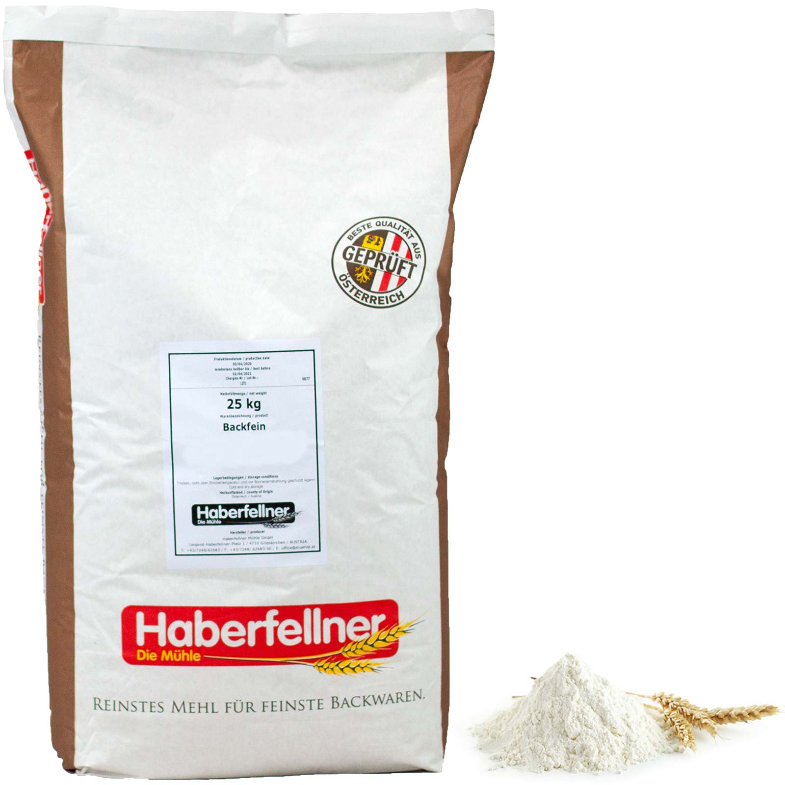 Farina di segale integrale Haberfellner 25 kg