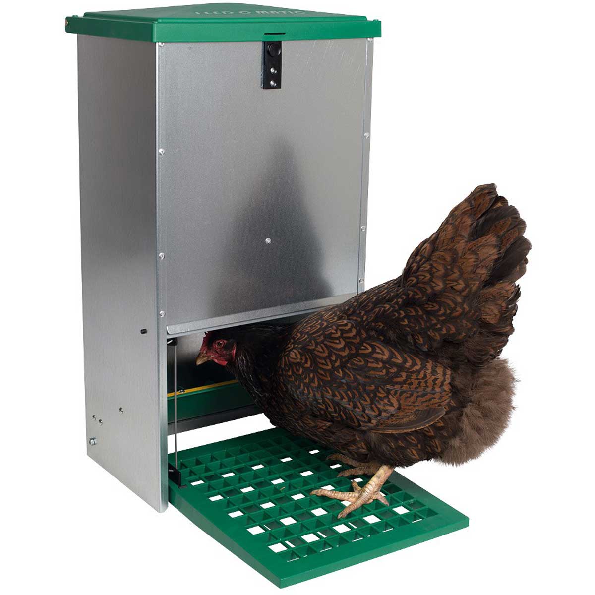 Mangiatoia automatica per pollame Feedomatic con pedale 20 kg