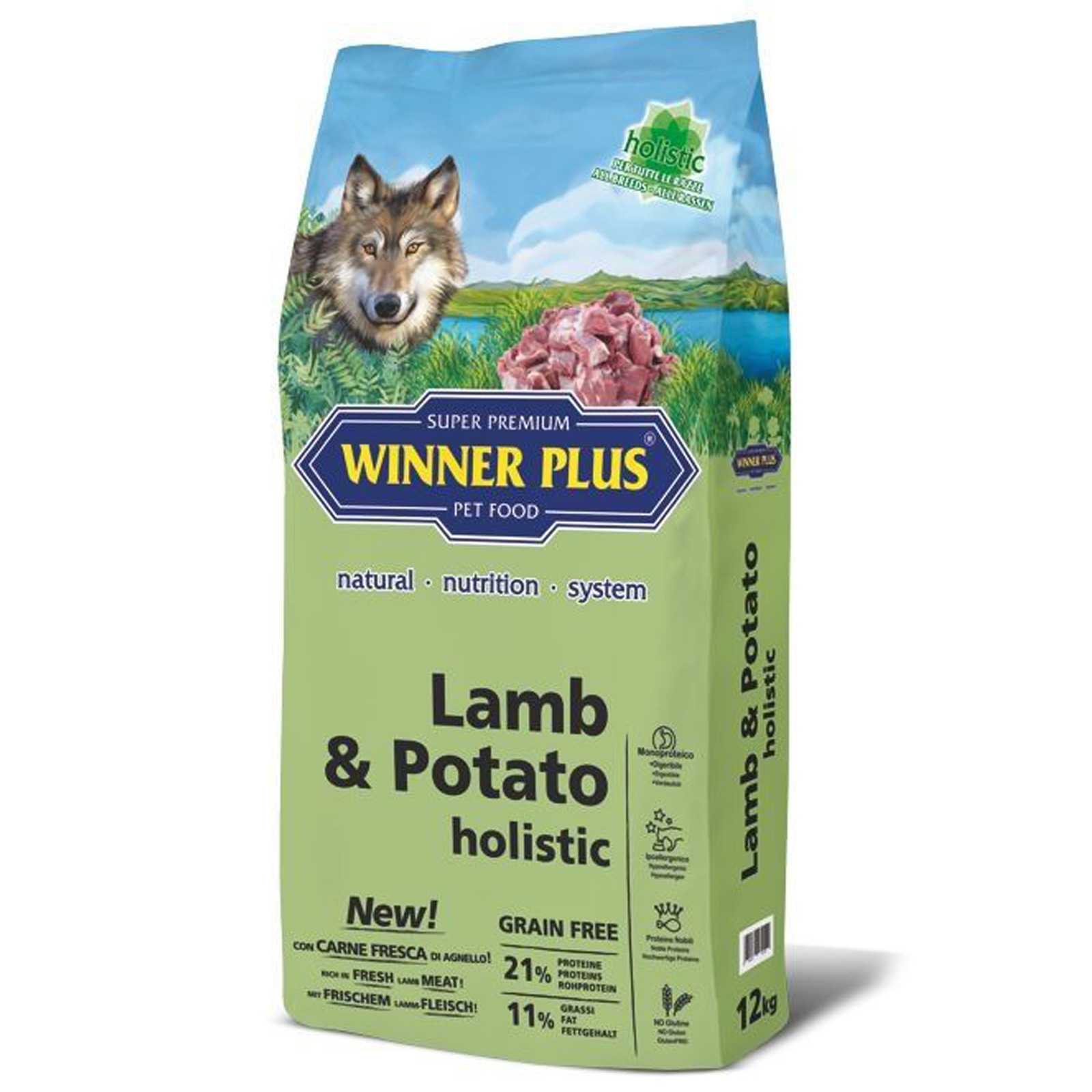 Winner Plus Holistic Lamb & Potato con agnello