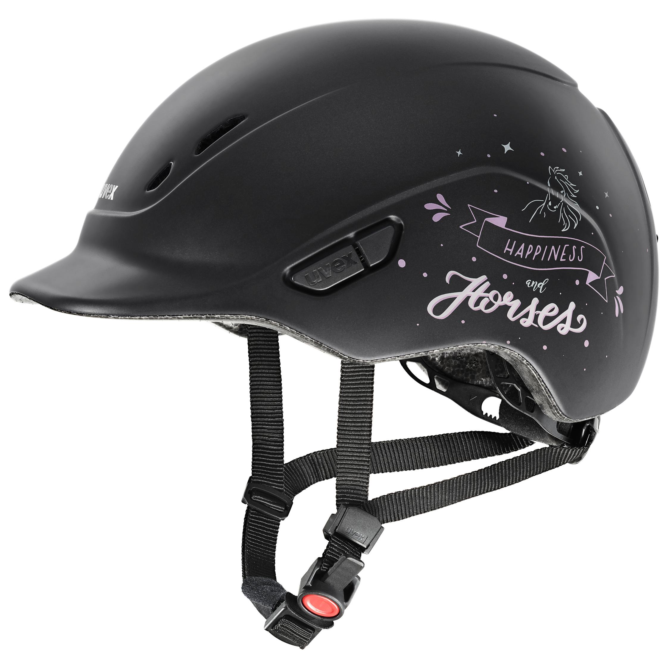 Casco da equitazione uvex Kidoxx happyhorse mat