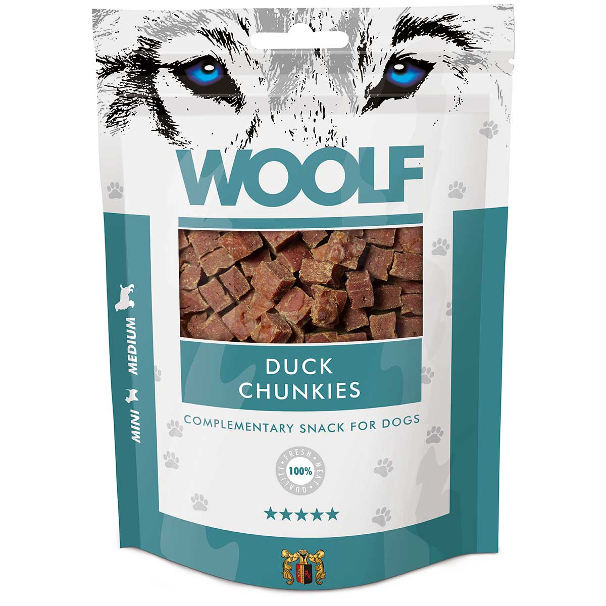 Woolf Dog Treat Duck Chunkies