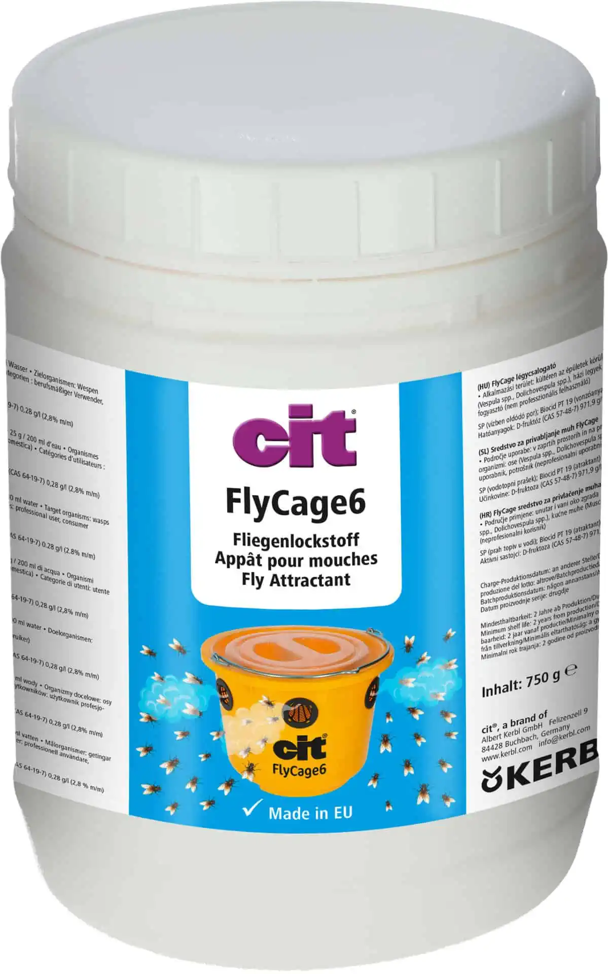 CIT FlyCage Esca attrattiva per mosche 750 g