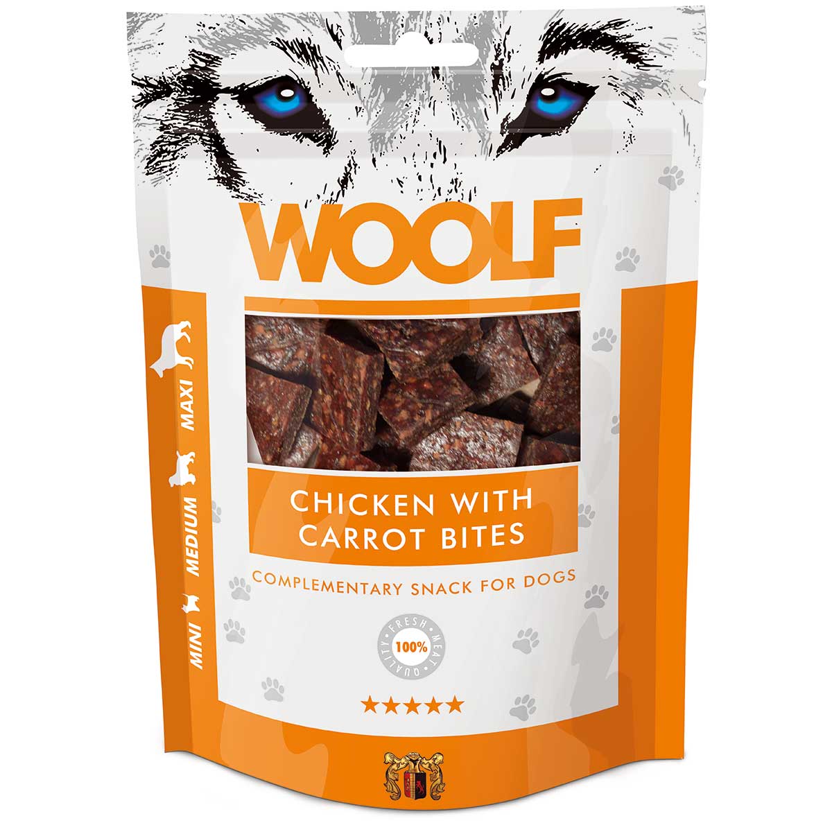 Woolf Dog Treat Pollo con Carote
