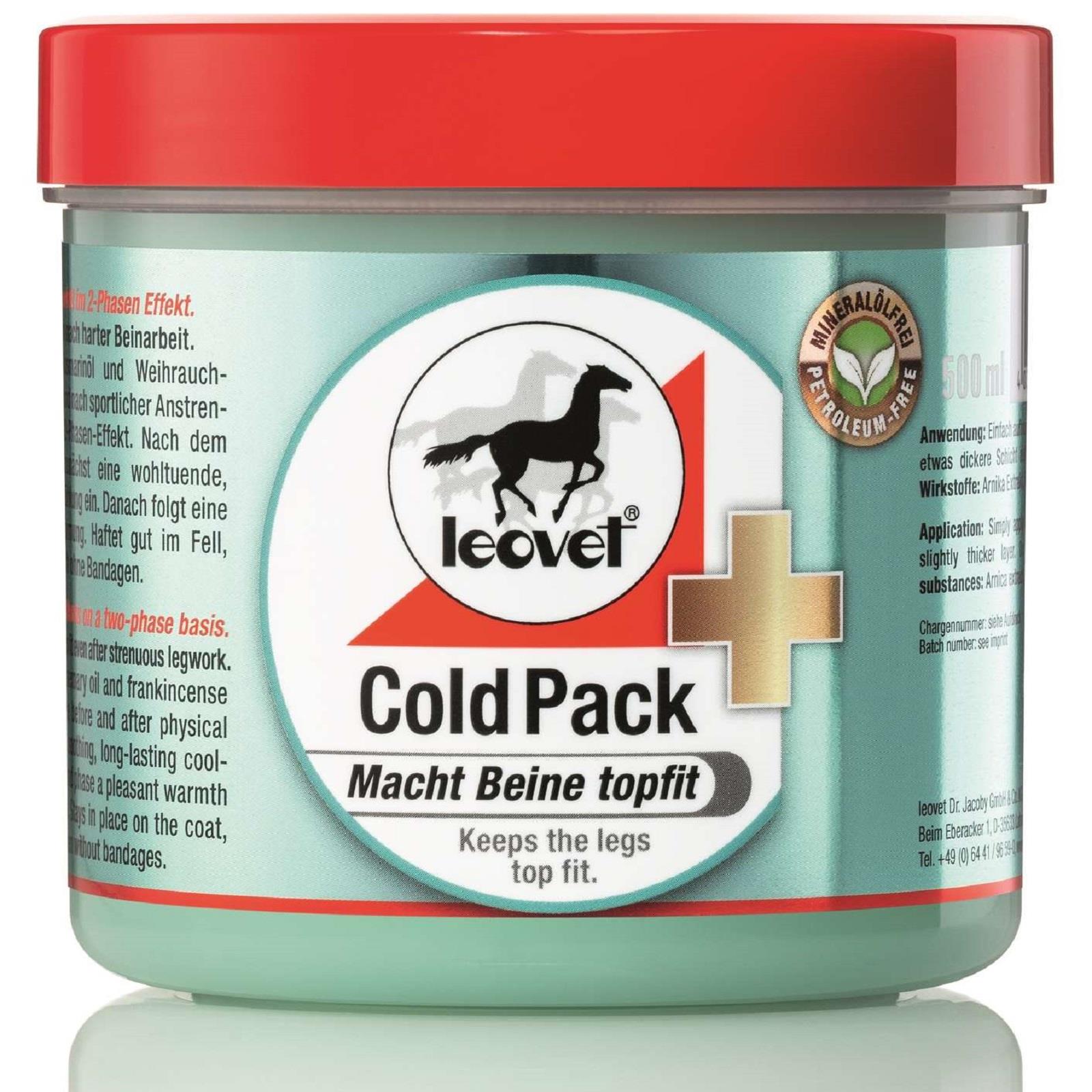 Leovet Cold Pack Crema muscolare per cavalli 500 ml