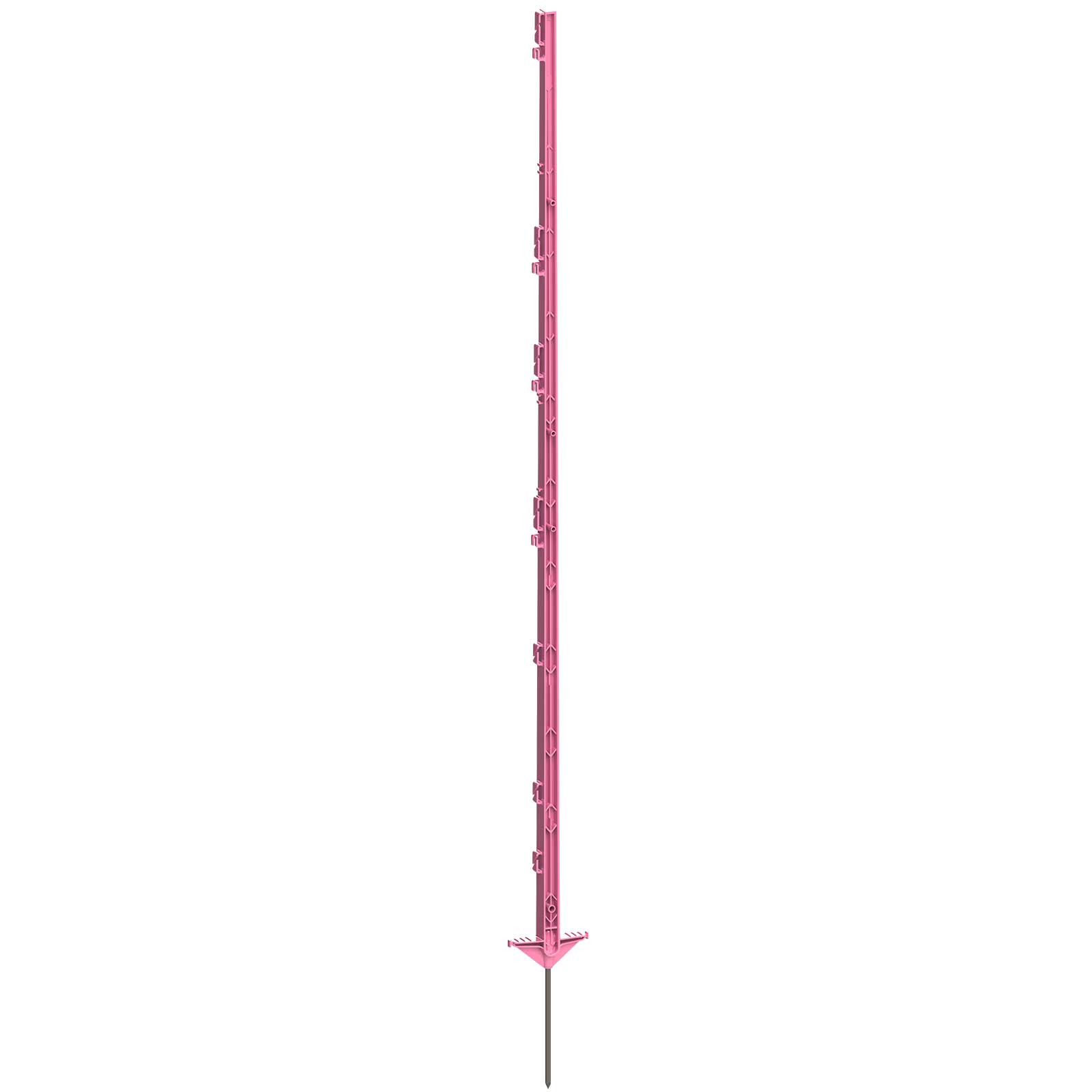 5x AKO Paletto in plastica Expert, 156 cm, doppio battistrada, rosa