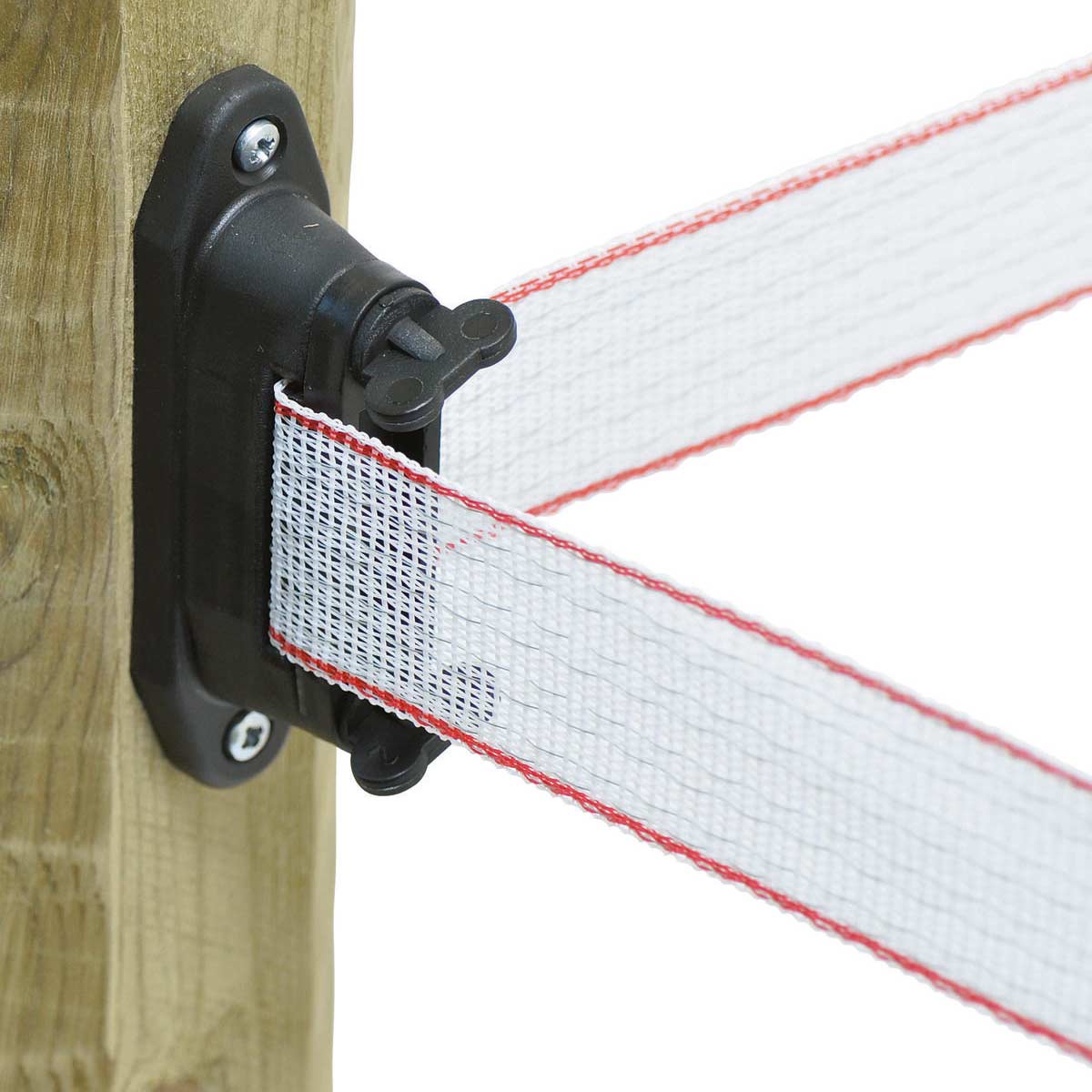 6x isolatore per linee di recinti e per angoli con inserti in gomma fino a 40 mm