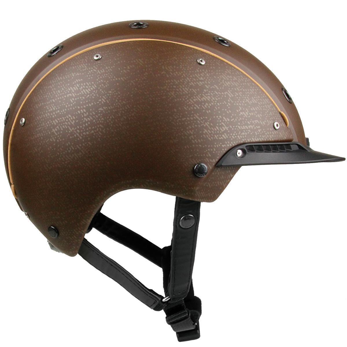 Cap equitazione CASCO CHAMP 3 marrone L