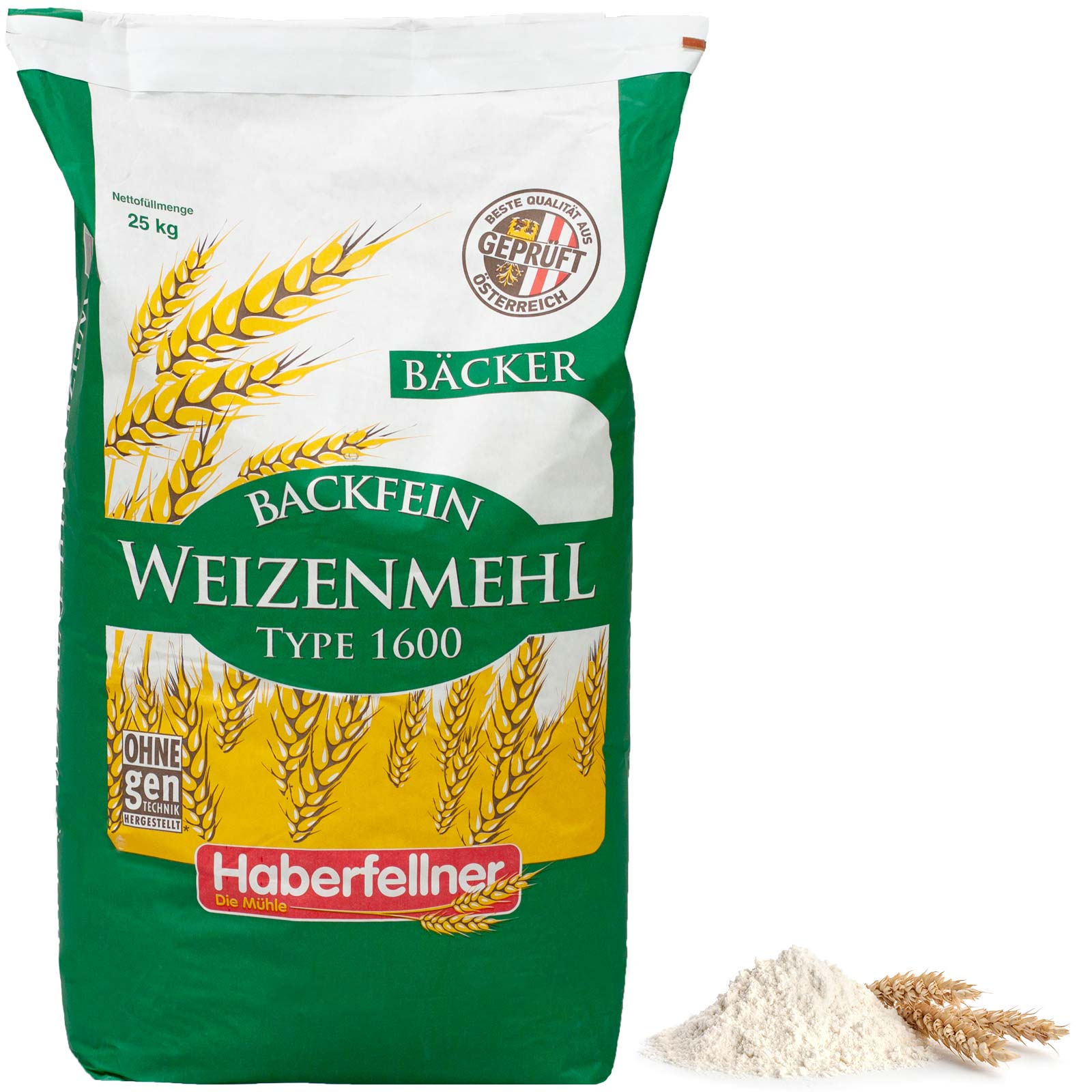 Farina di grano tenero tipo 2 Haberfellner (AT W1600 / DE 1050) 25 kg