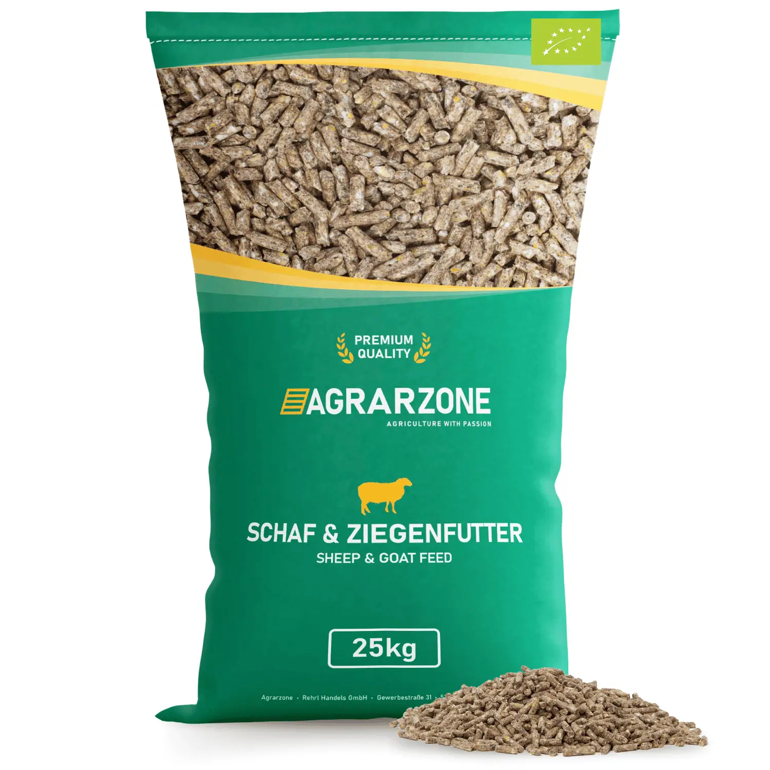 Agrarzone BIO Mangime biologico per pecore e capre in pellet 25 Kg