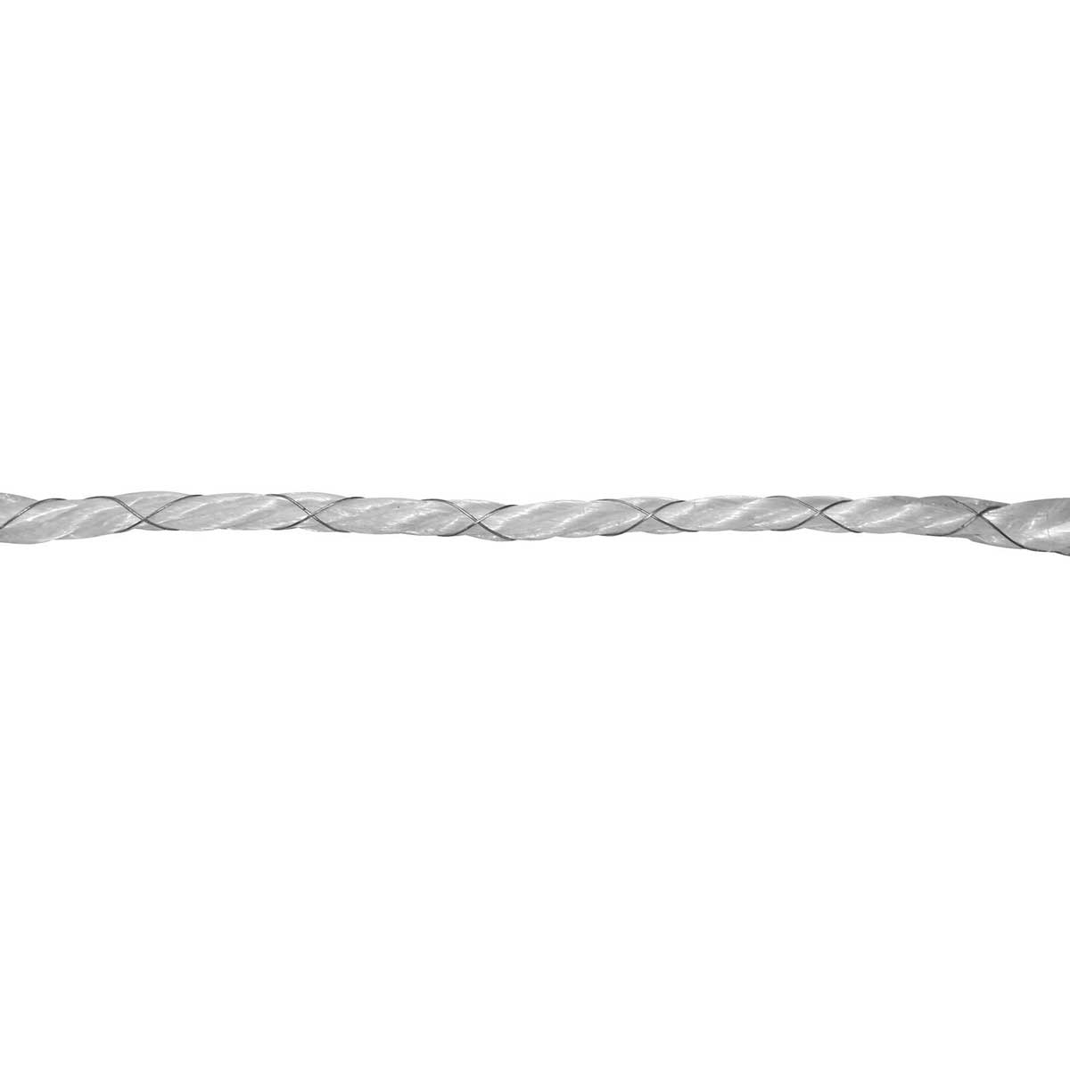 Basic Classe,E-Rope, bianco, 6mm, 200m, 2x 0,50 Fe zincato
