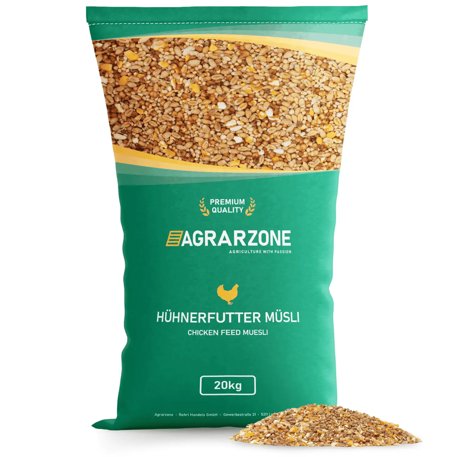 Agrarzone Mangime per polli Muesli 20 kg