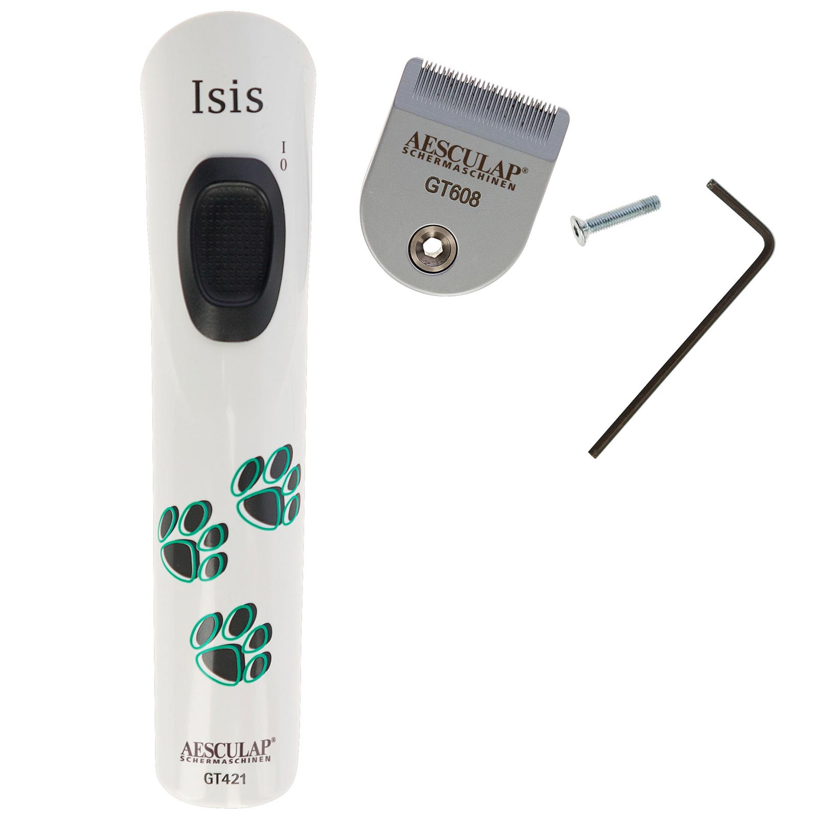 Trimmer per cani a batteria Aesculap Isis - per le zone specifiche