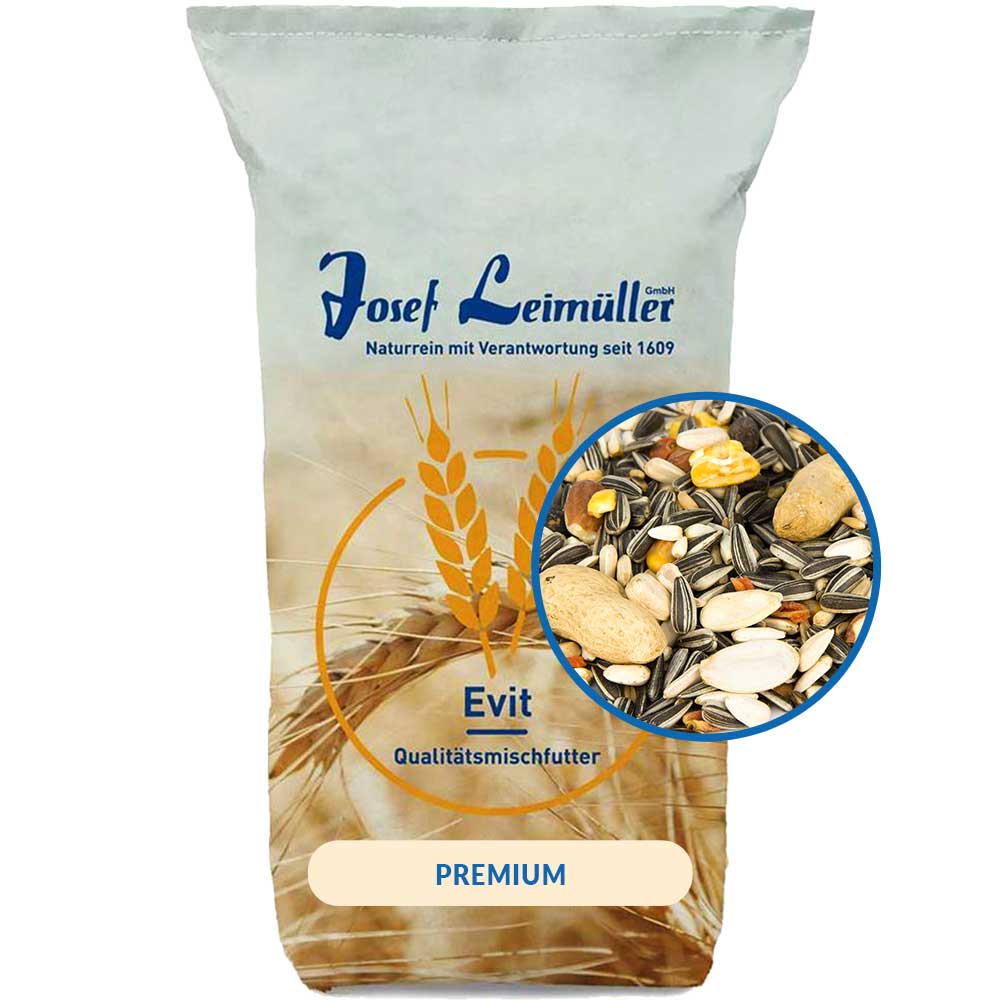 Leimüller S Mangime per pappagalli con semi di girasole, cardamomo e pinoli 20 kg