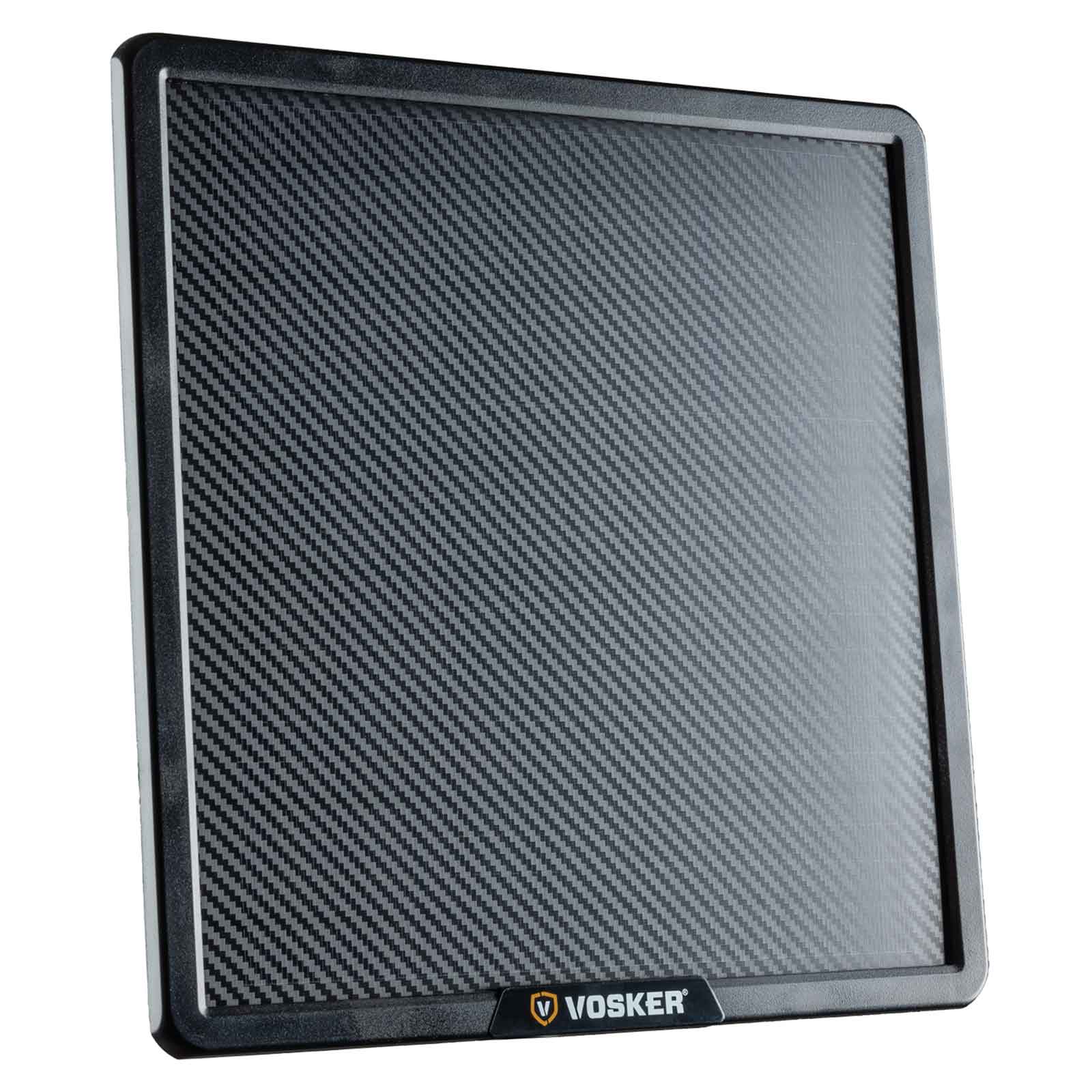 Vosker Pannello solare 10 W con batteria al litio integrata