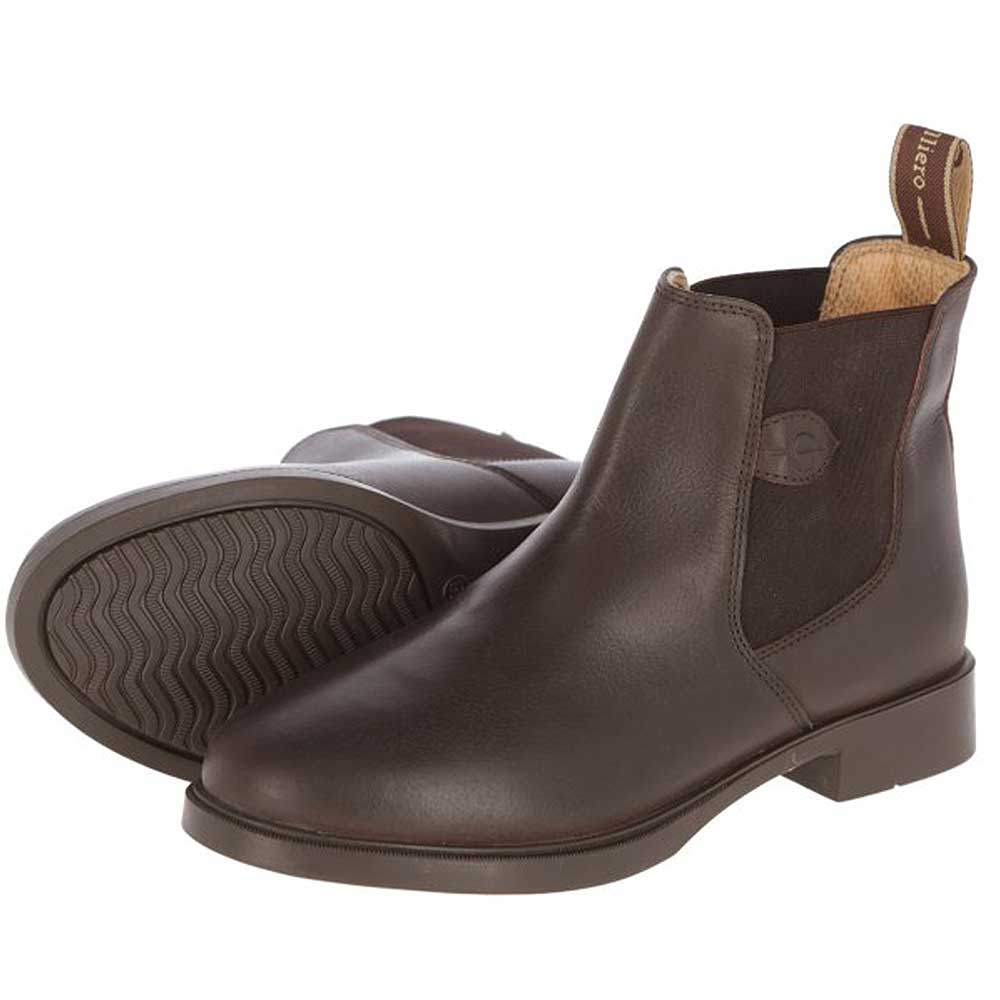 Covalliero Stivaletto da equitazione Leder Classic in cuoio liscio marrone 36