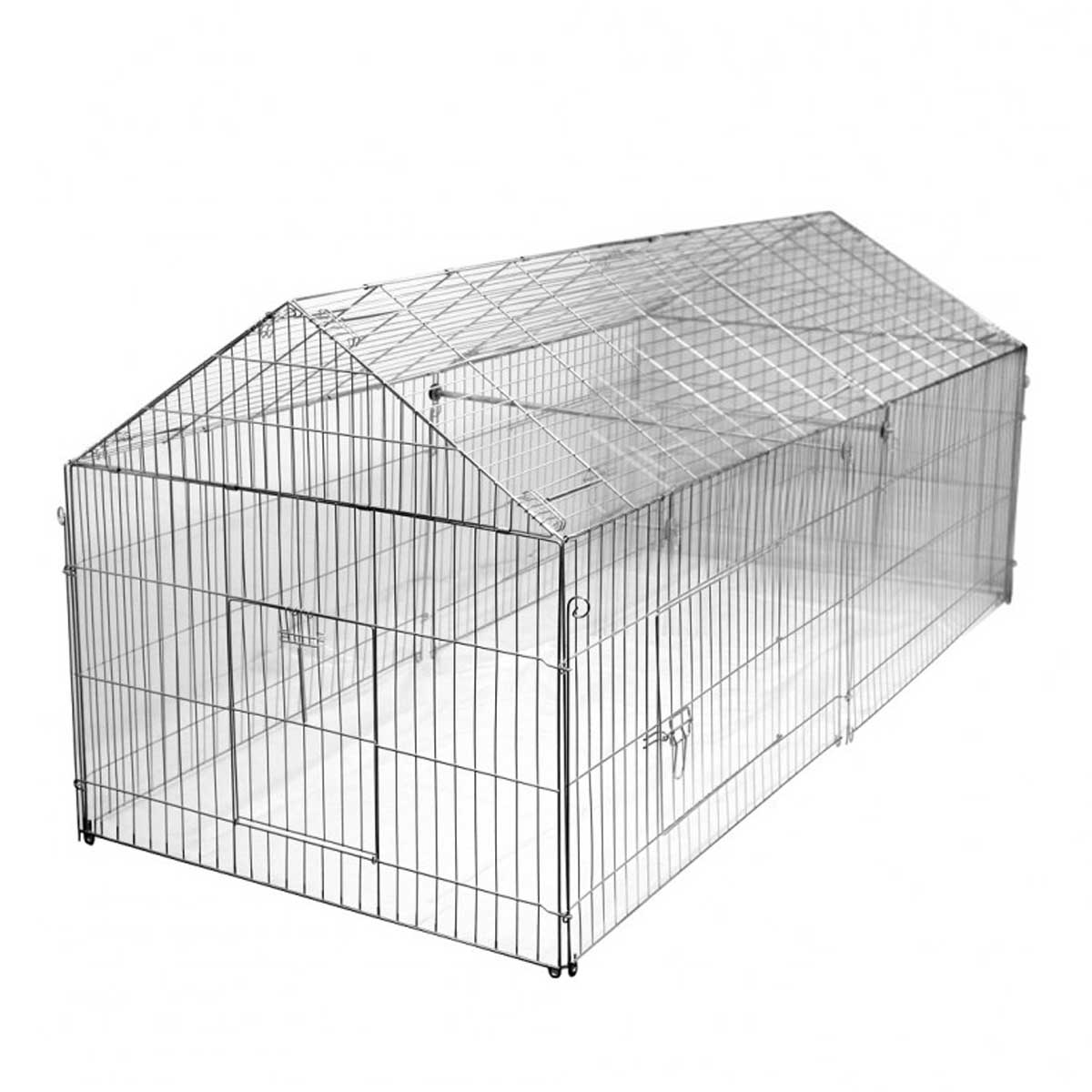Kerbl gabbia da esterno per conigli e pollame 220 cm