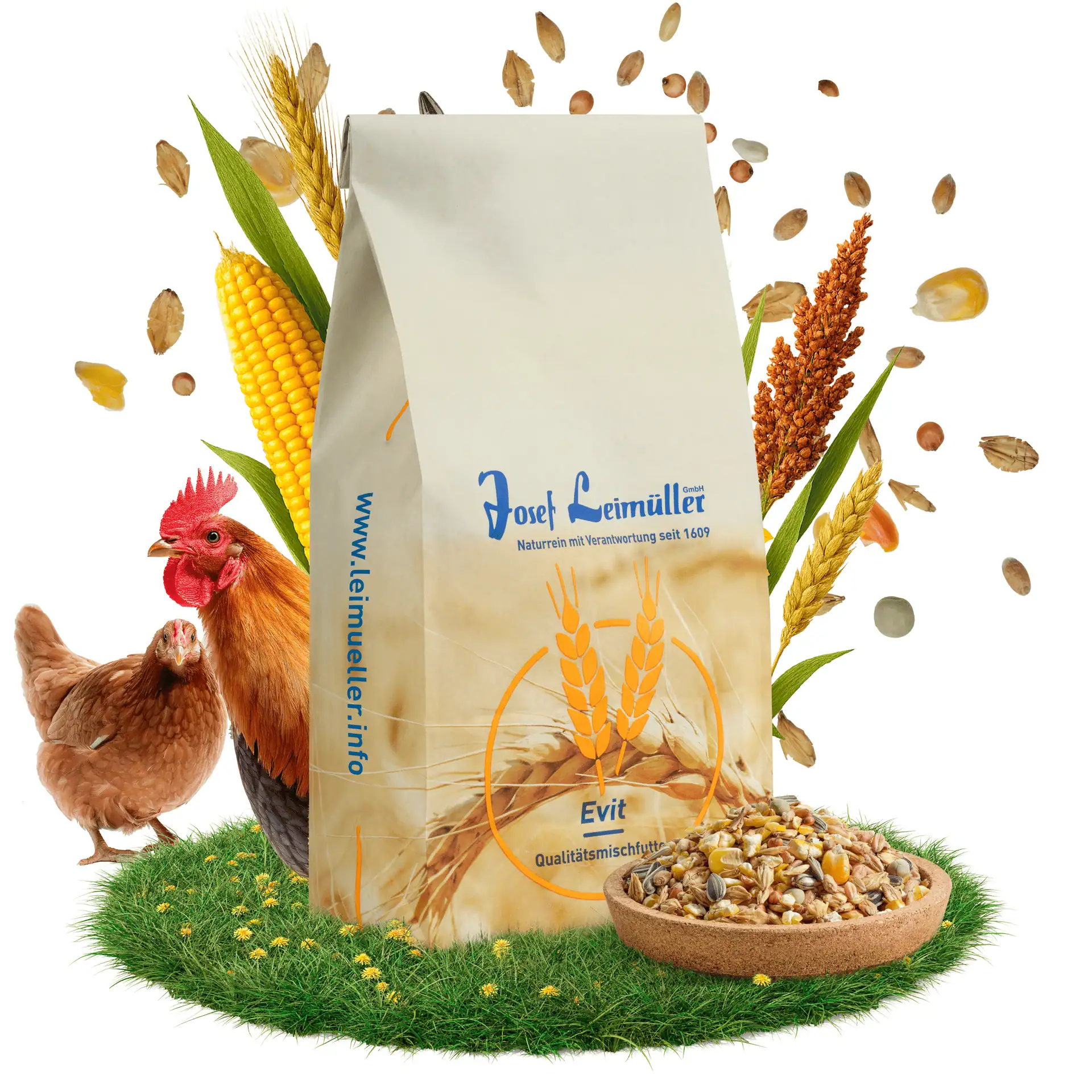 Leimüller Mangime per galline e polli in muesli
