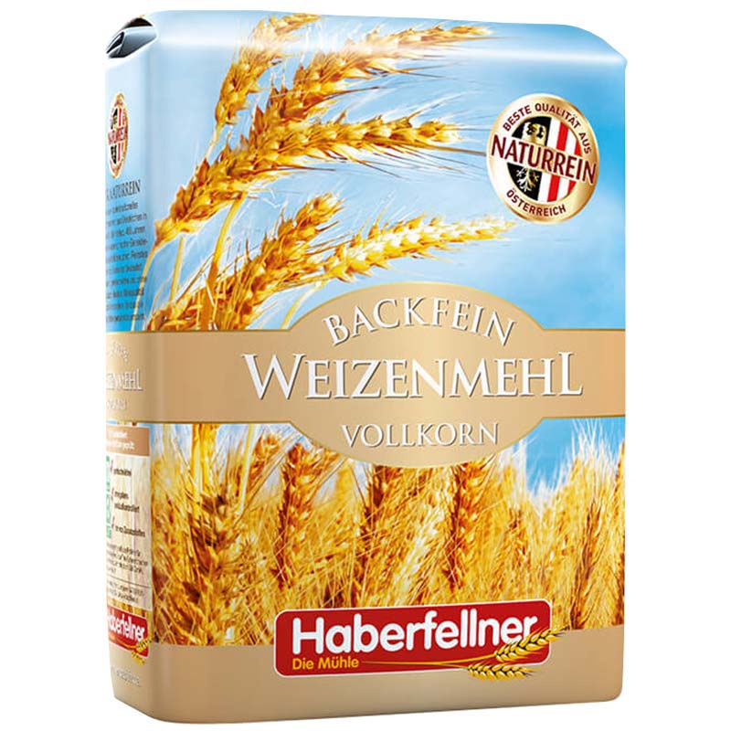 Farina di grano tenero integrale Haberfellner 1 kg