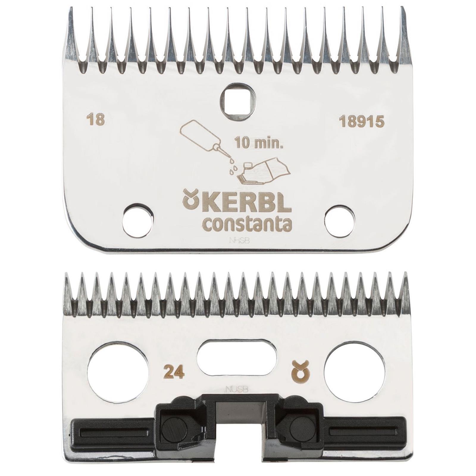 Kerbl Set lame per tosatrici ConstantaRodeo 3,0 mm, R6, 24/18 denti