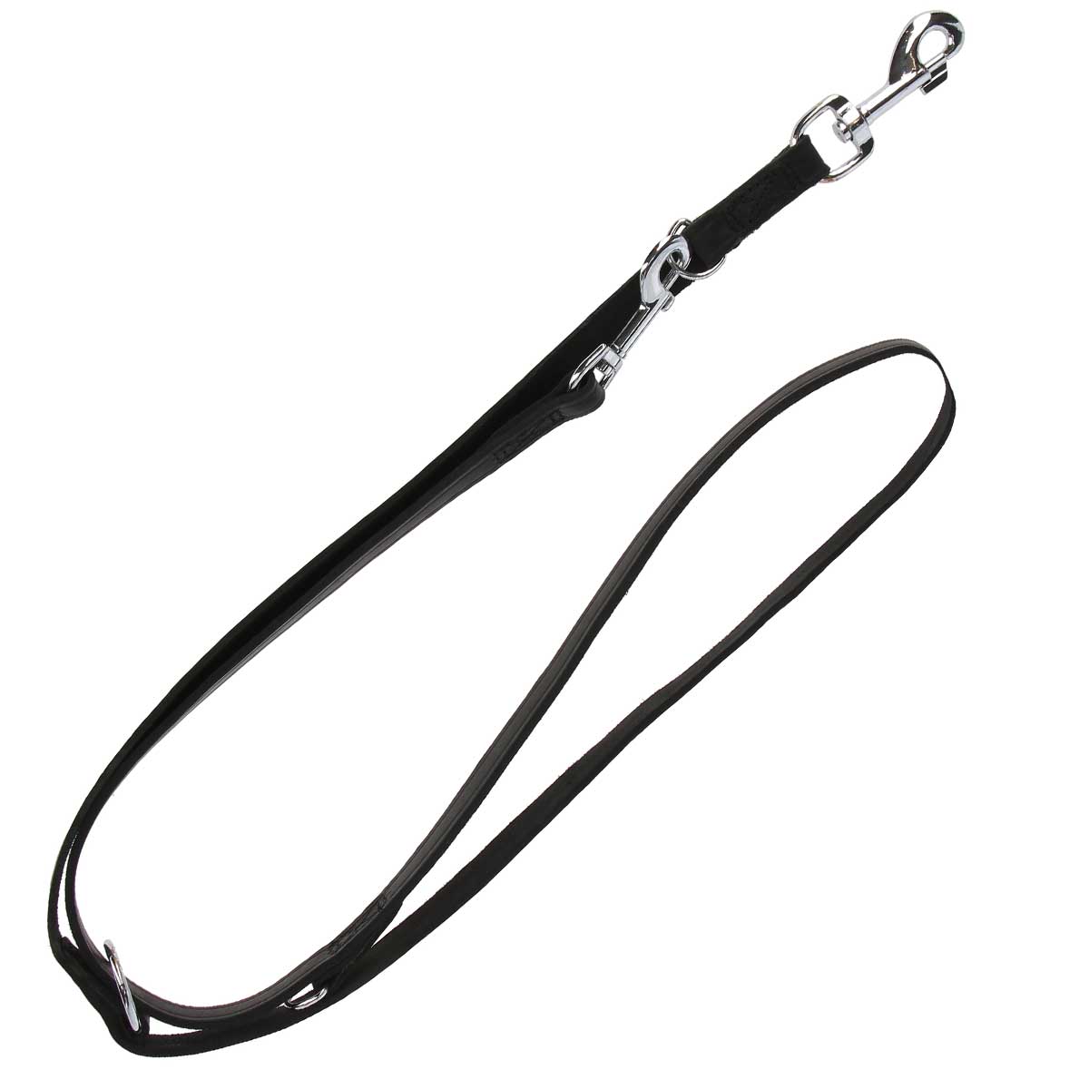 Cani al guinzaglio in pelle vegas nero 240 cm