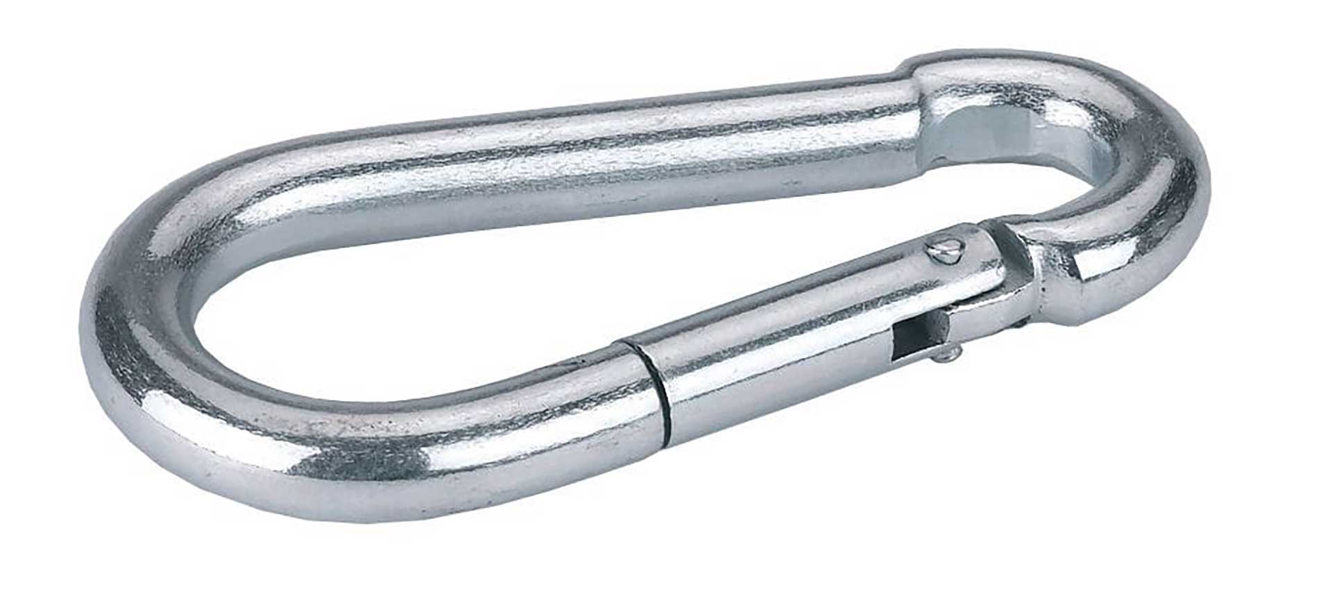 6x Carabiner Hooks galvanized