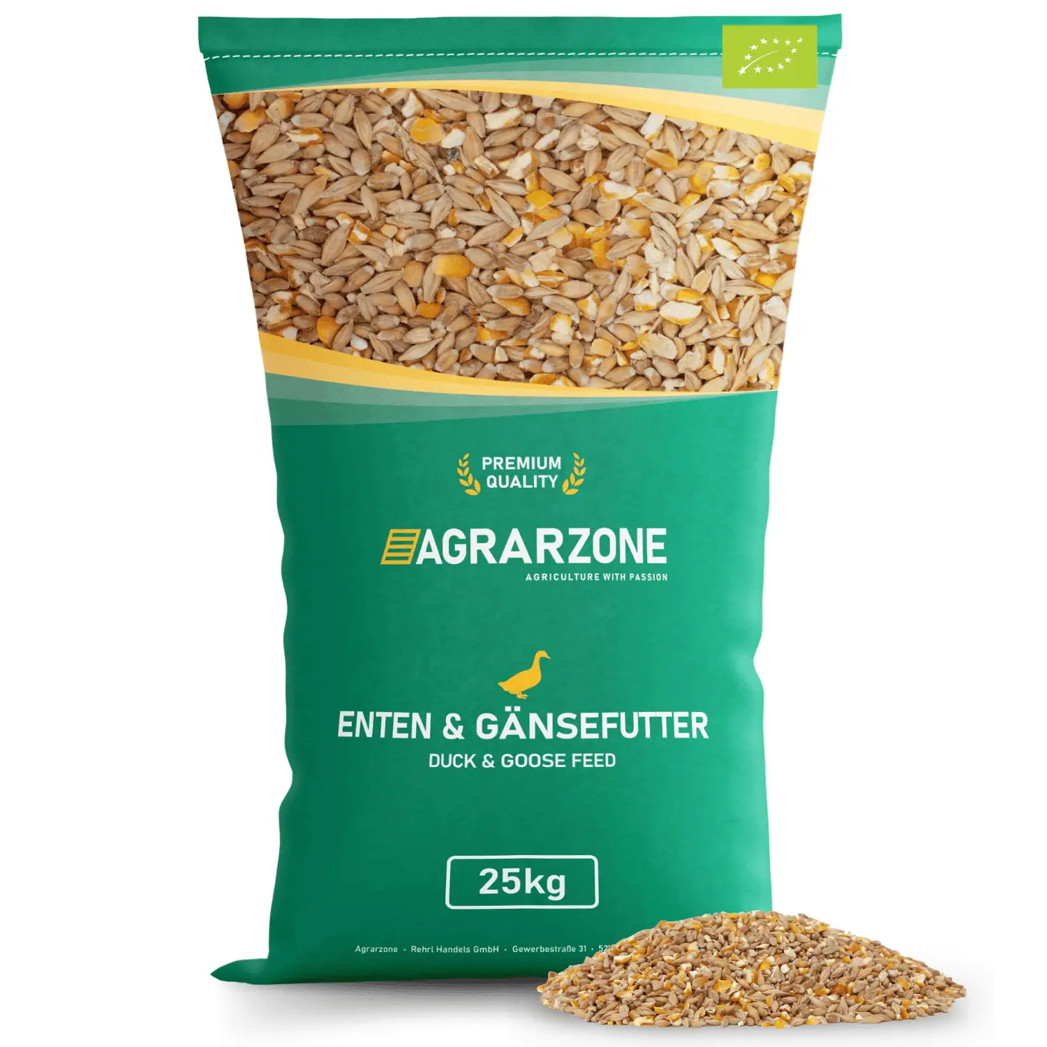 Agrarzone BIO Mangime biologico per anatre e oche granaglie 25 Kg