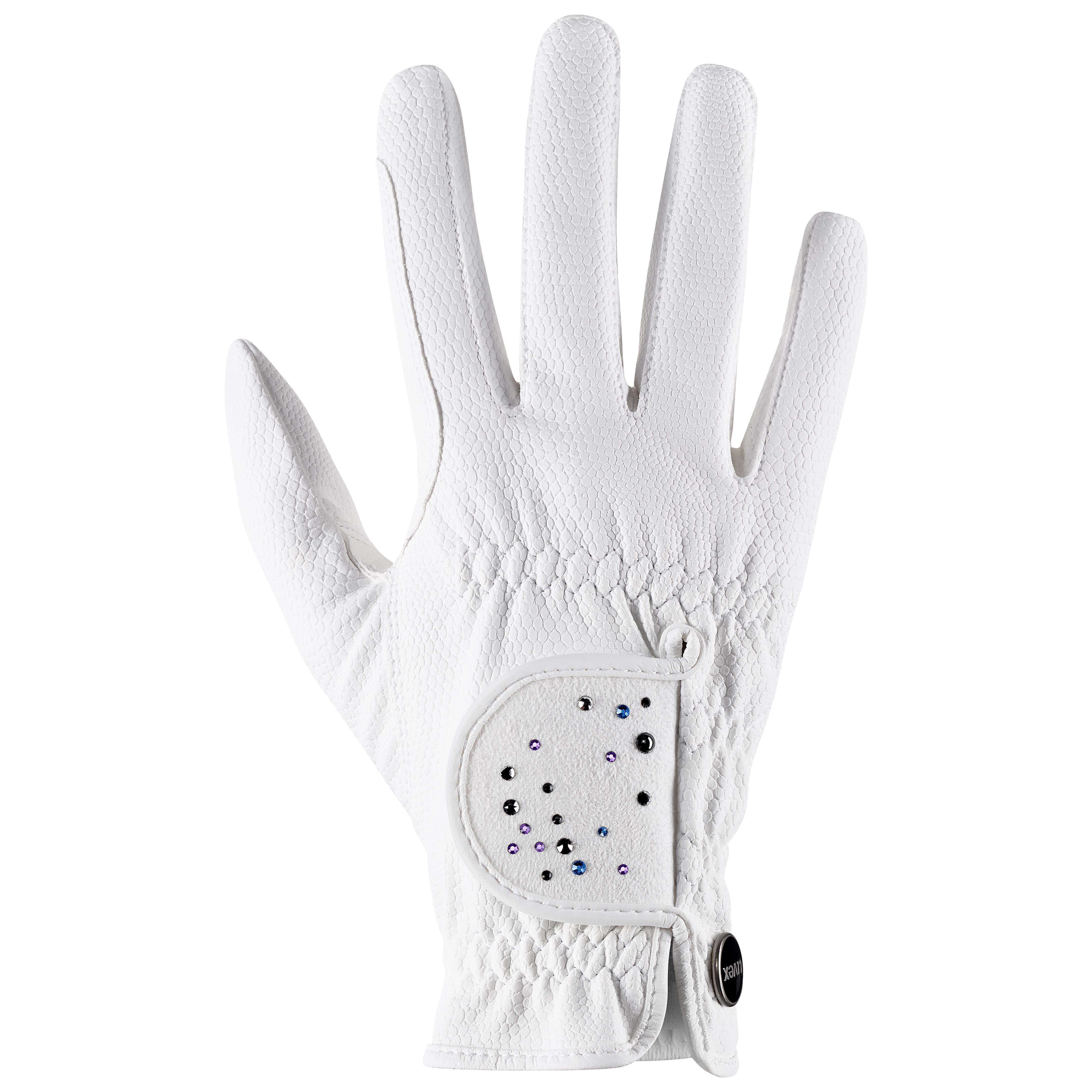 Guanti da equitazione uvex Sportstyle Diamond White 8.5