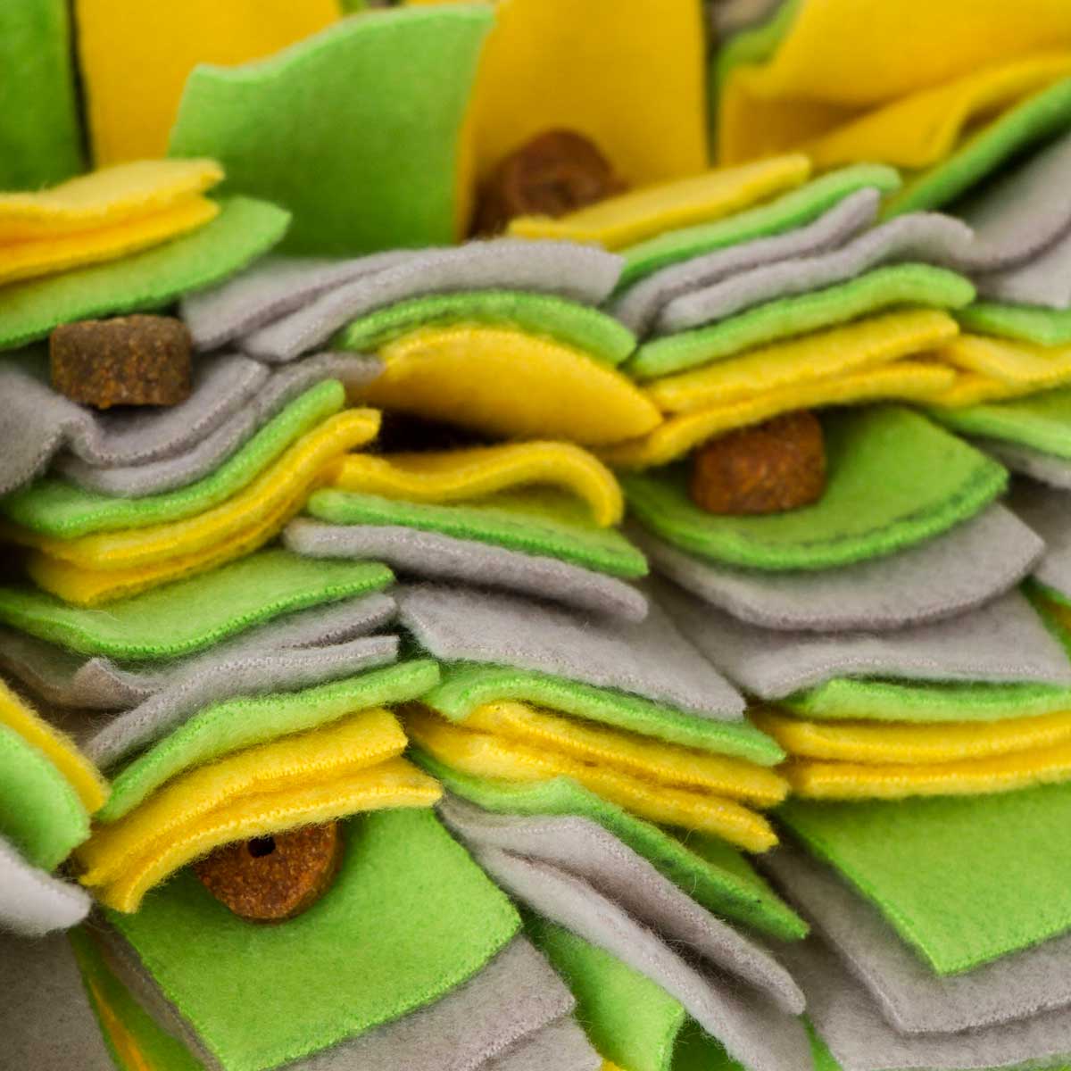 Kerbl Tappeto da annusare giallo/verde/grigio 70 x 50 cm