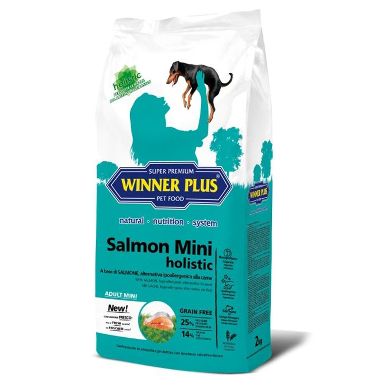 Winner Plus Salmon Mini Holisitc con salmone fresco