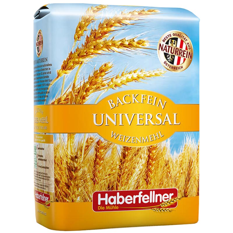 Farina di grano tenero tipo 00 Haberfellner universale (AT W480 / DE 405) 1 kg