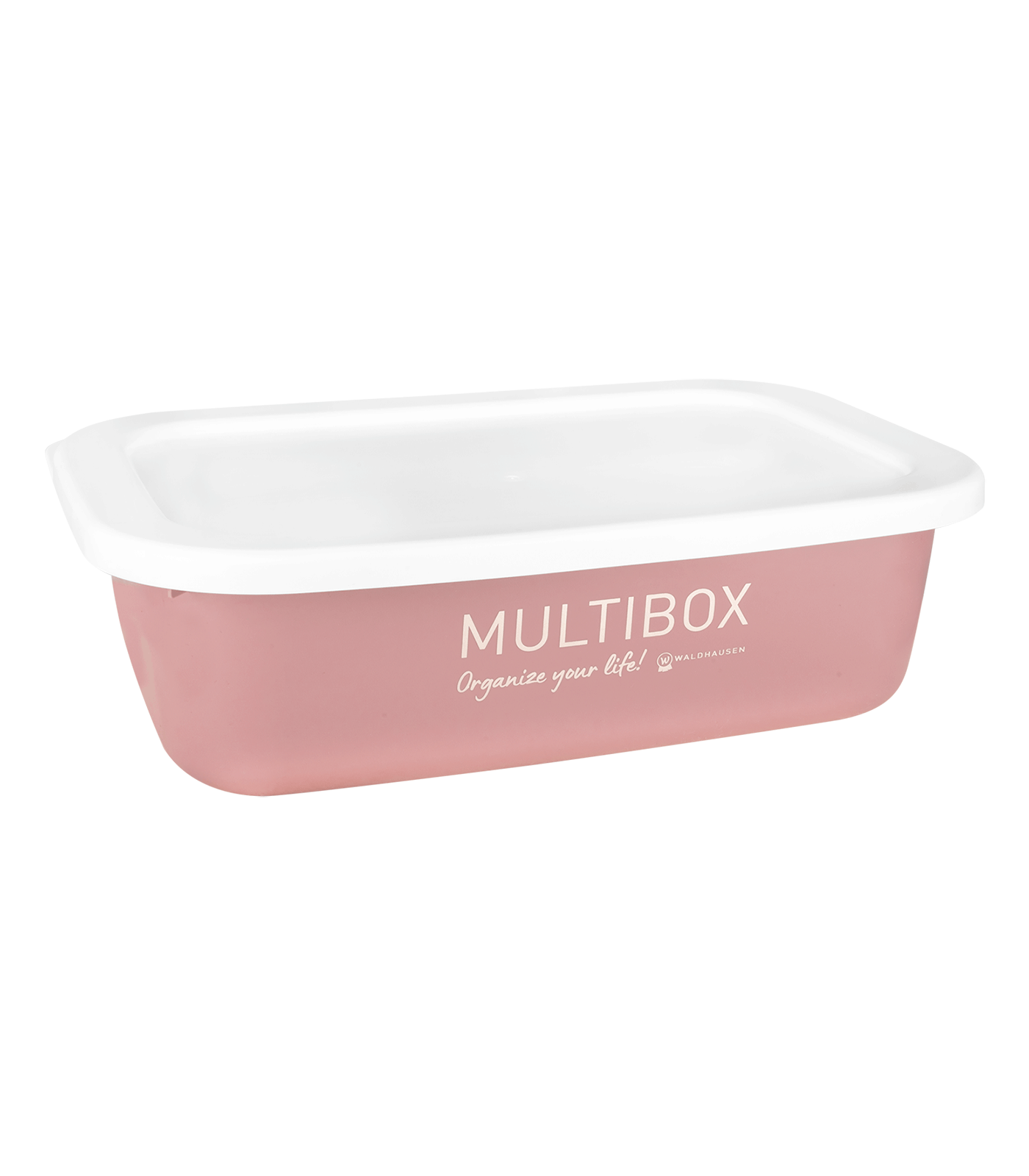 Waldhausen Multibox "Organize your life!" con coperchio, 3L, linnea rosa