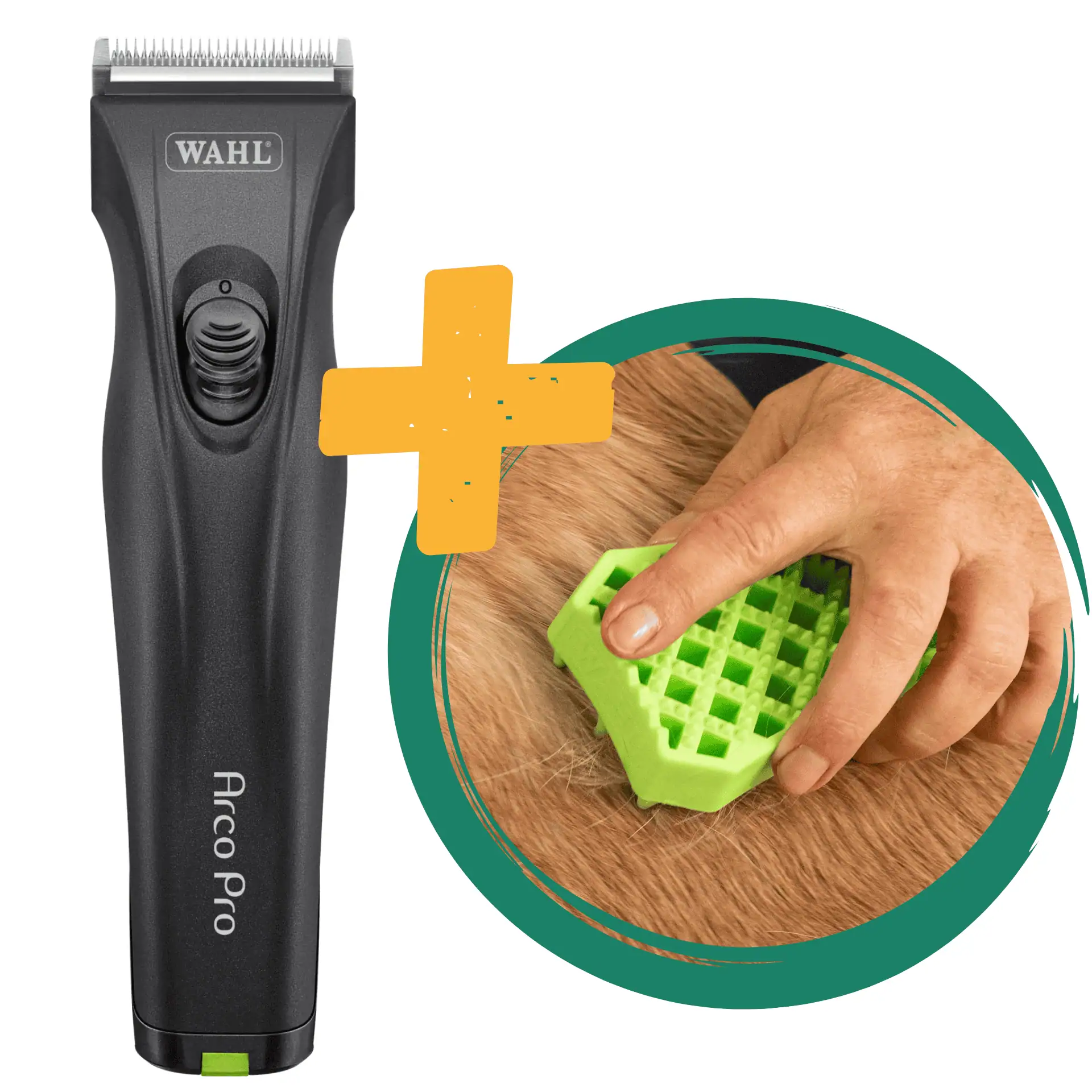Wahl Arco Pro Tosatrice per cani a batteria + Spazzola Sheddy in omaggio