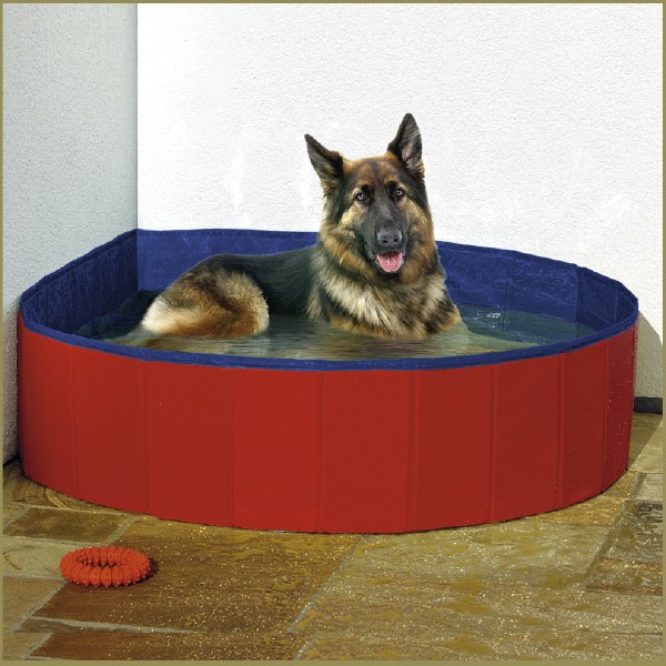 Karlie Piscina per cani piscina per cani rossa 80 cm