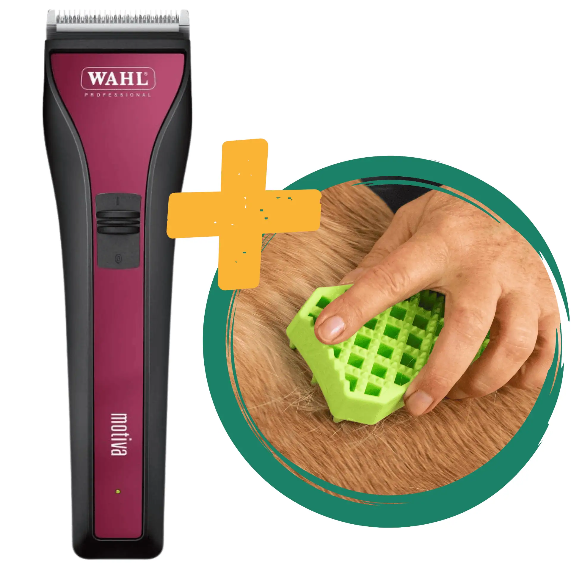 Wahl Motiva Trimmer per cani a batteria + Spazzola Sheddy in omaggio
