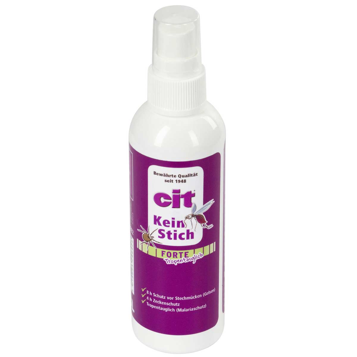 Cit KeinStich Forte Spray antizanzare, antizecche e repellente per insetti 100 ml