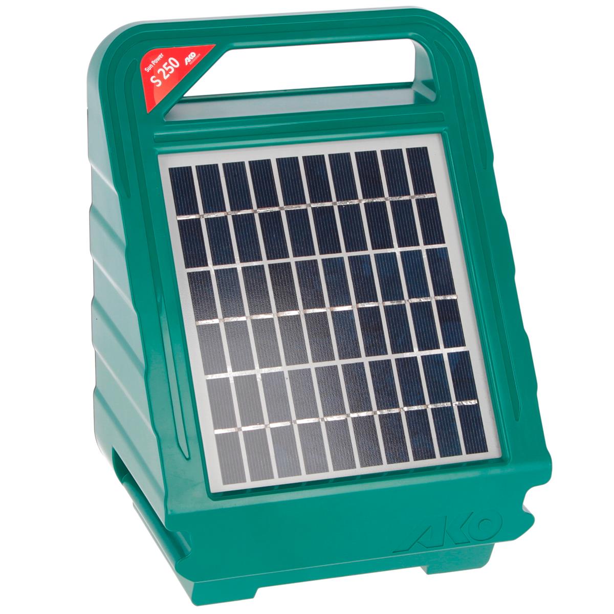 Elettrificatore con pannello solare AKO Sun Power S 250 3 Watt, 0,40 Joule
