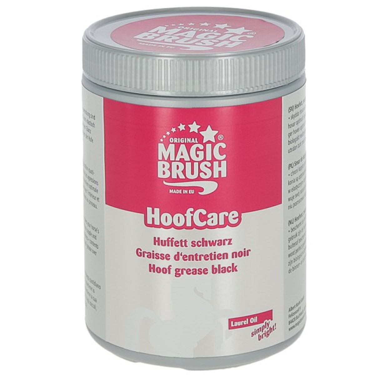 MagicBrush Grasso per zoccoli con oli vegetali 1000 ml nero