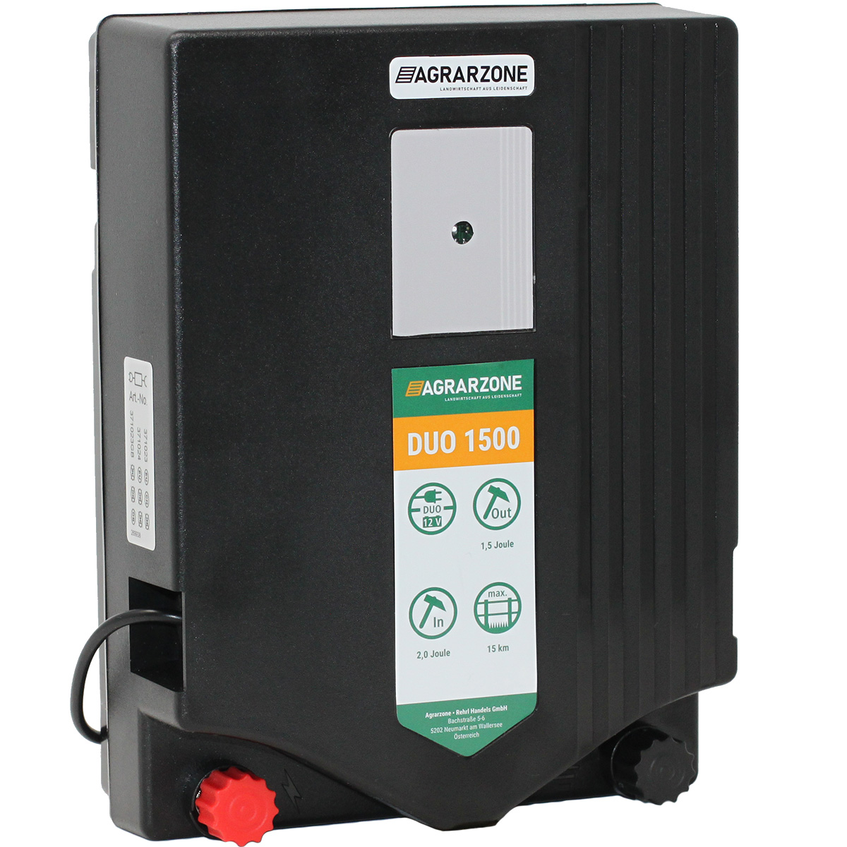 Elettrificatore Agrarzone DUO 1500, 230V / 12V, 2 Joule Elettrificatore Agrarzone DUO 1500, 230V / 12V, 2 Joule