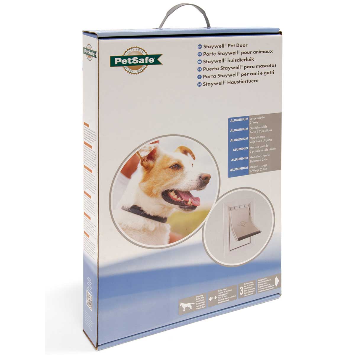 PetSafe Staywell Porta basculante per cani in alluminio 640ML. Fino a 45 Kg